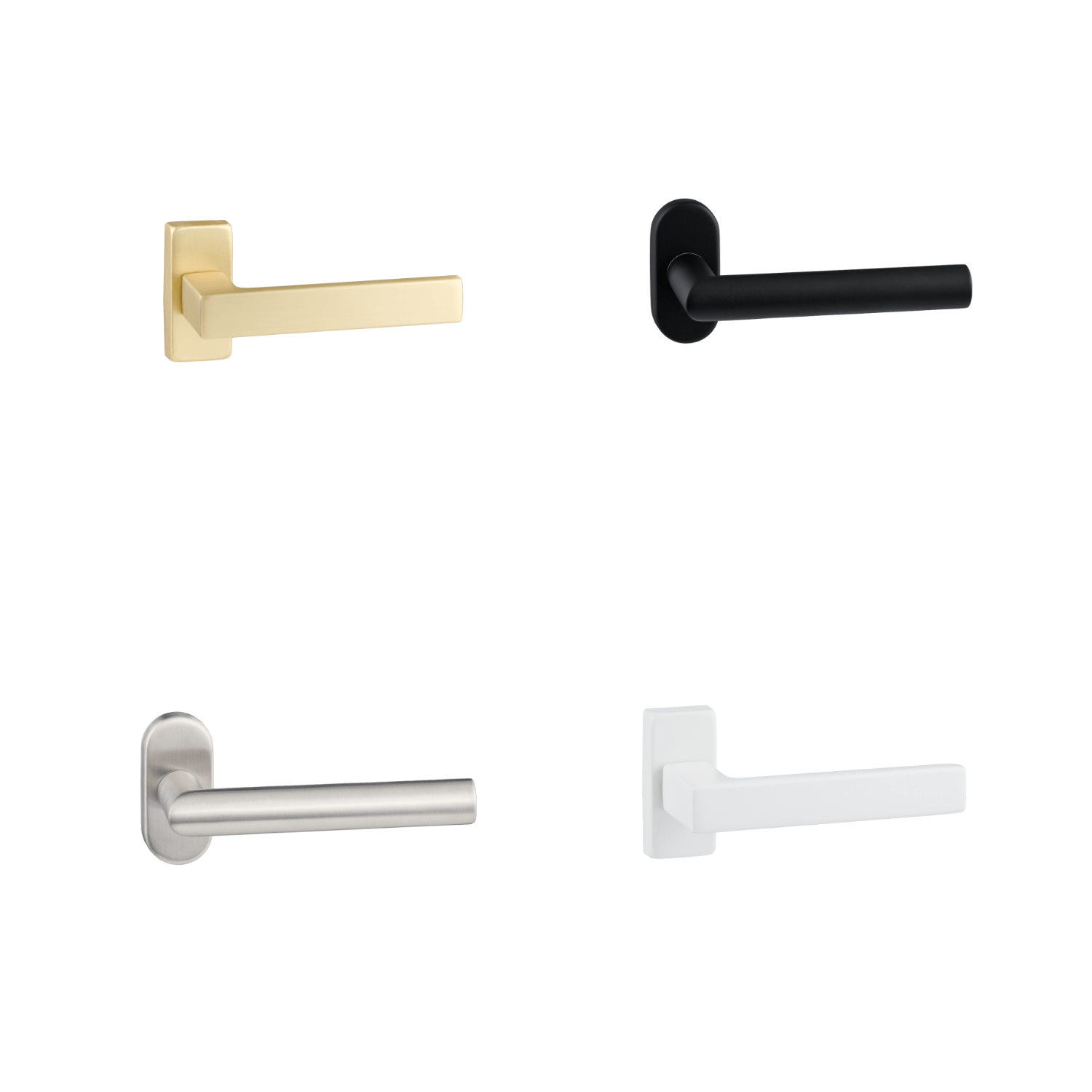 Luxe raambeslag voor draaikiepramen – raamkrukken in 4 kleuren, 2 vormen