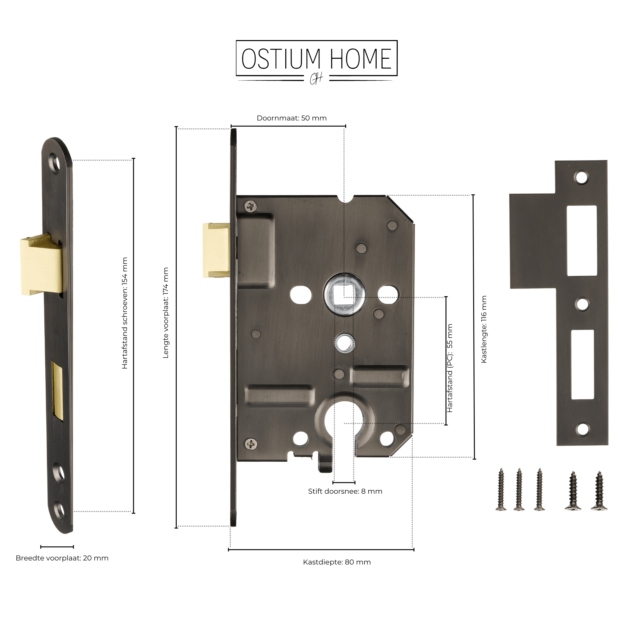Cylindre en métal canon - PC55 mm