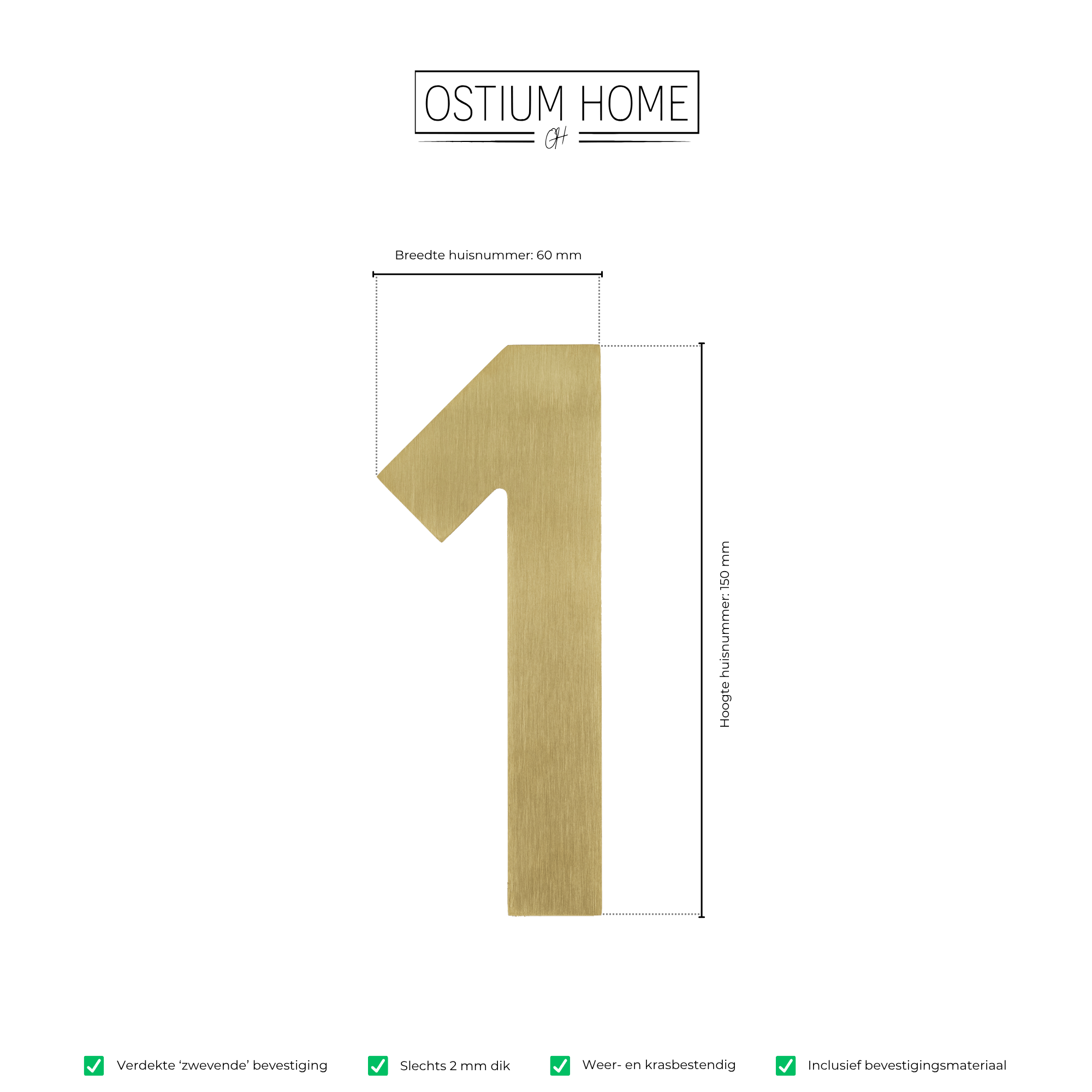 Figura - Gouden Huisnummer 1