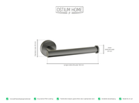 Ruolo - Toiletrolhouder - Gun Metal