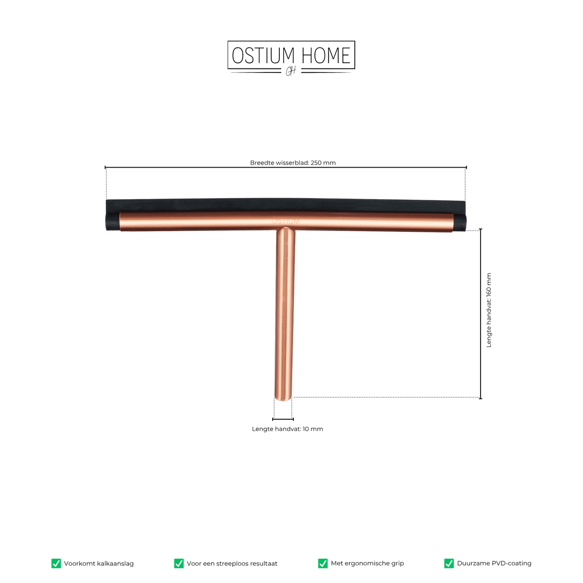 Lumino - Douchewisser - Rosé Koper – afbeelding 3