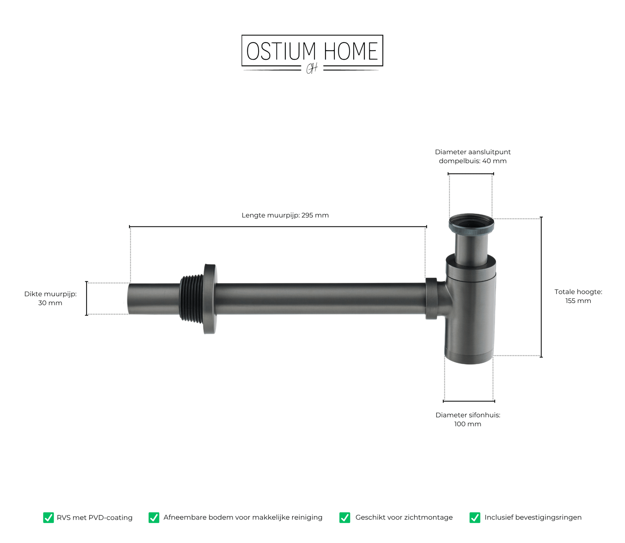 Scarini - Siphon - Gun Metal