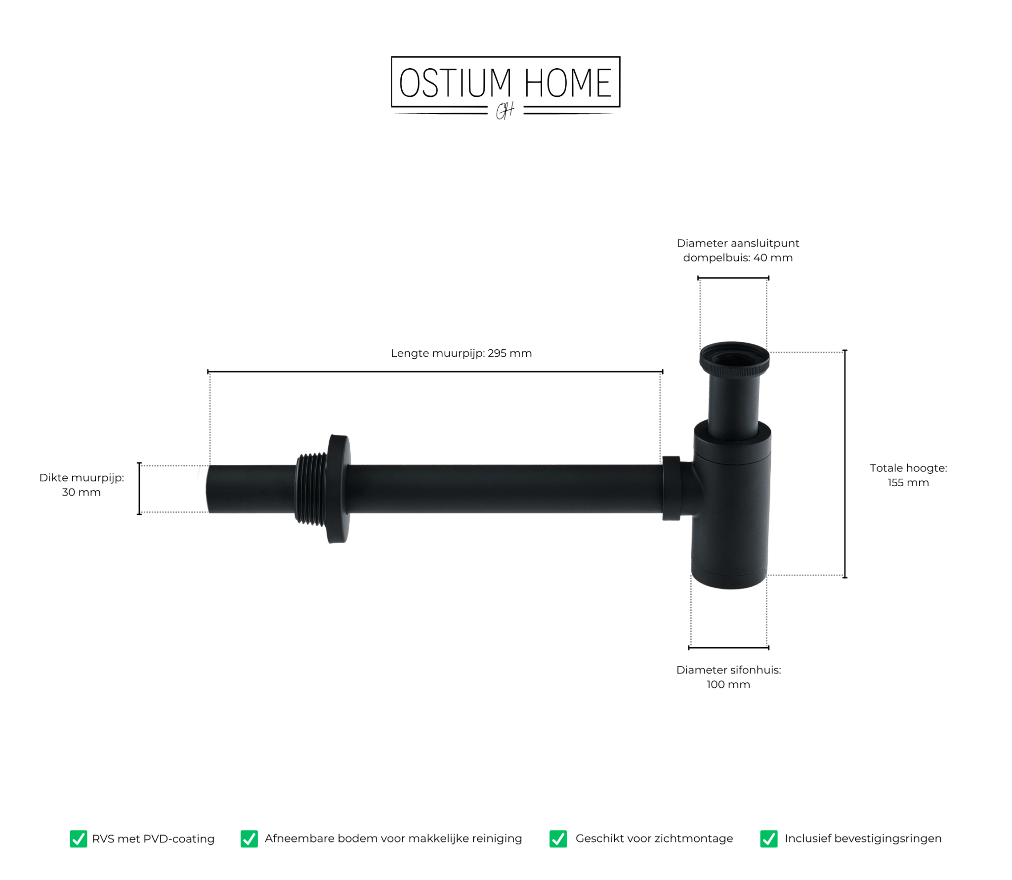 Scarini - Siphon - Noir mat