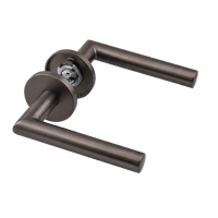 Cosa - Gun Metal Deurklink - Rond Rozet