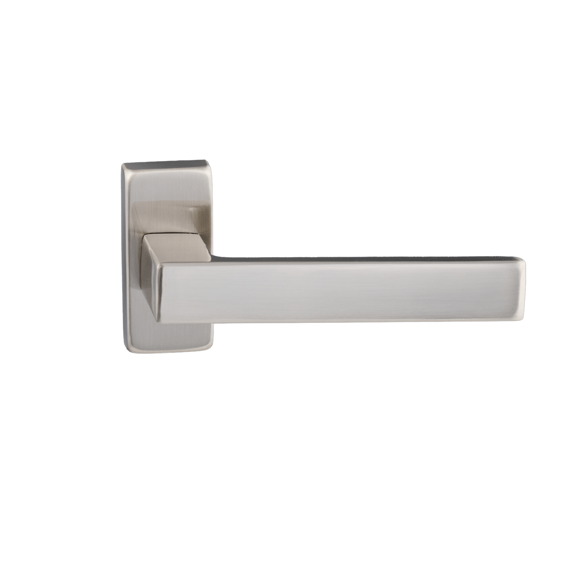 vooraanzicht van de Oscuria, de RVS Zilveren raamkruk van Ostiumhome.