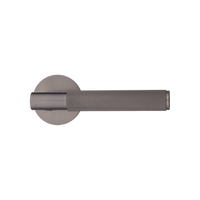 Basio - Türbeschlag Gun Metal - Diamantschliff