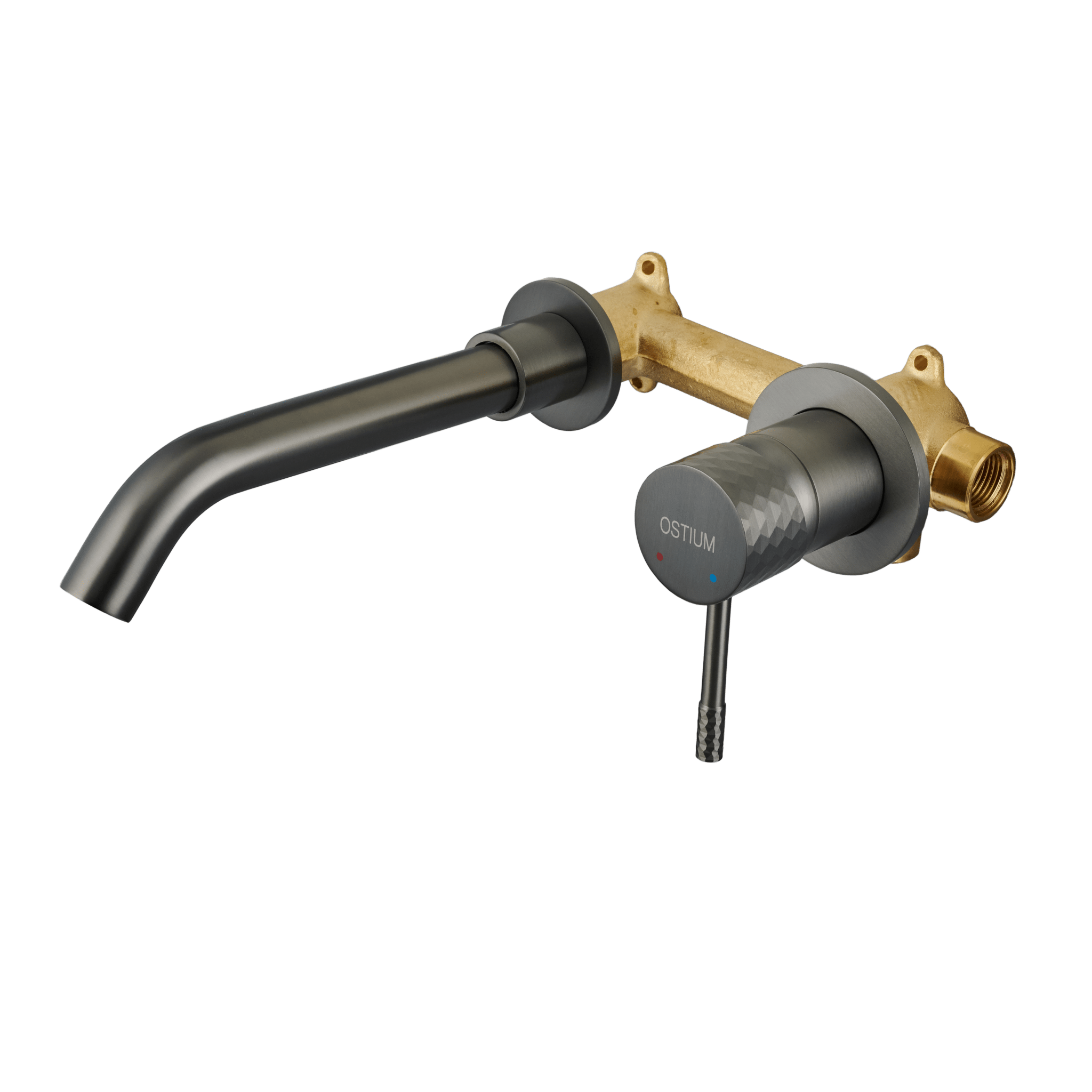 Lunari - Inbouw Wastafelkraan - Gun Metal