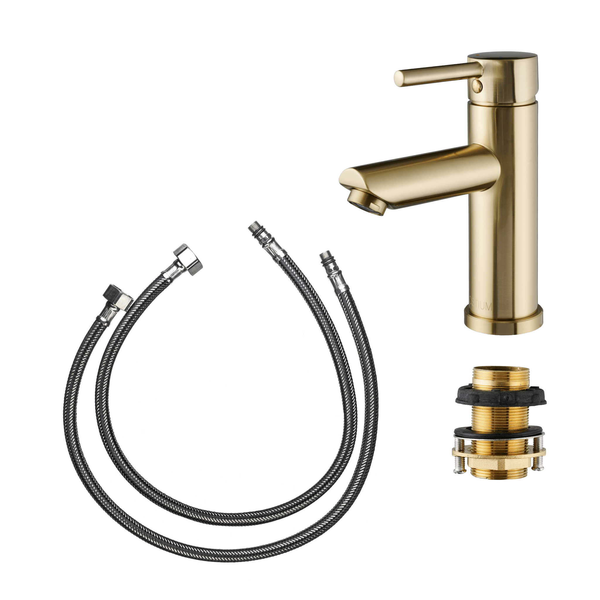 Atranti - Robinet de lavabo Or - Chaud/Froid