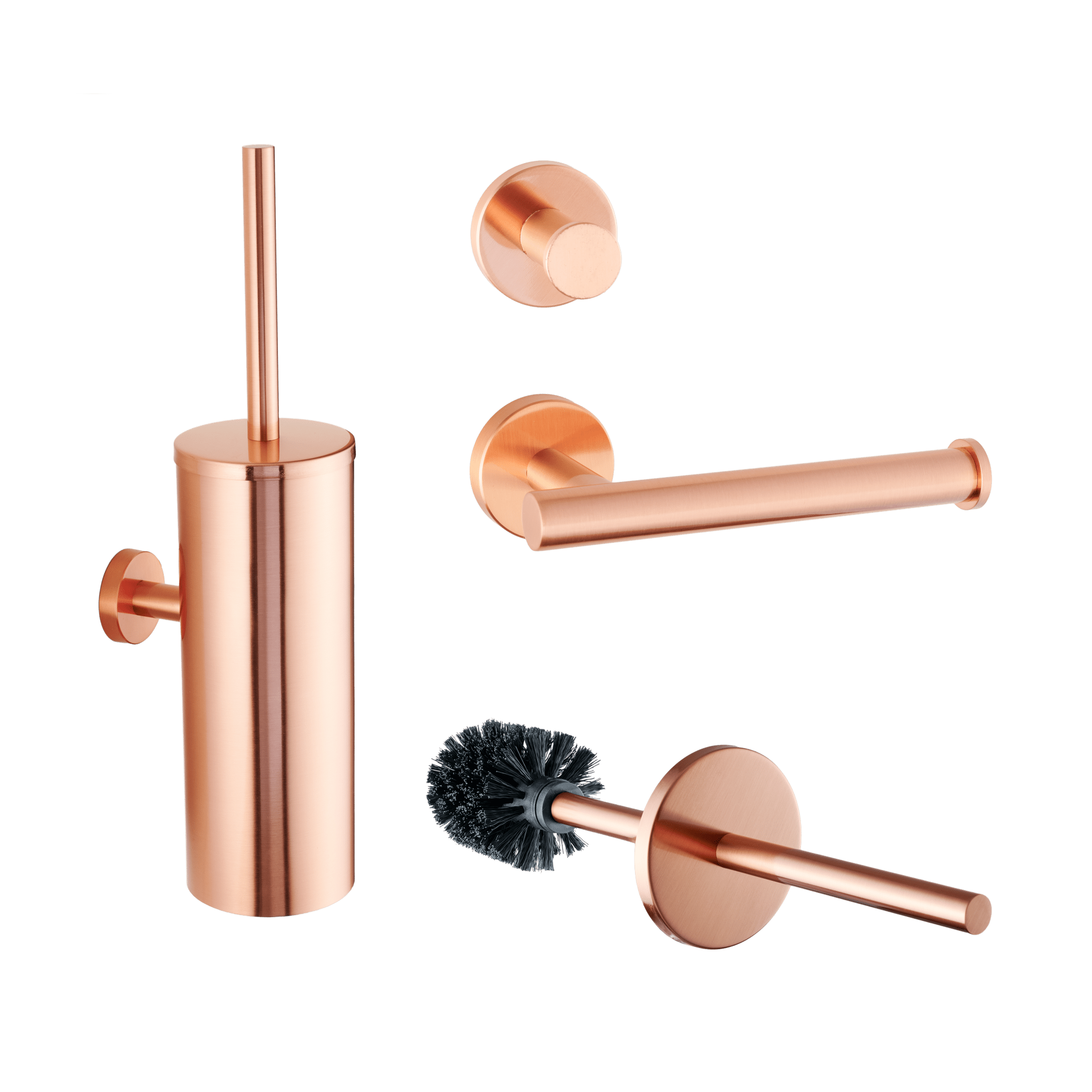 Stanio - Toilettenset Matt Kupfer - 3-teilig