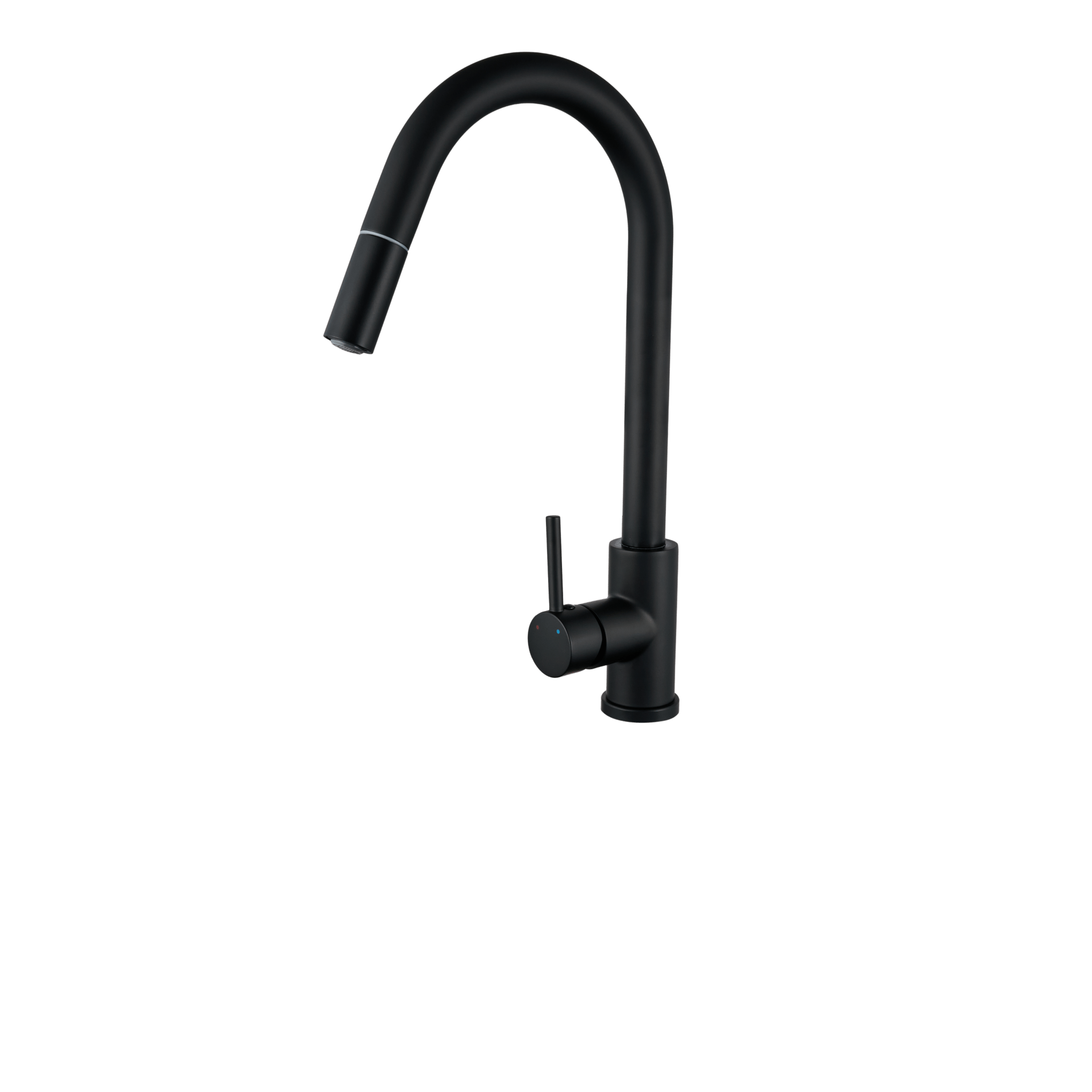 Silana - Zwarte Keukenkraan - Uittrekbaar