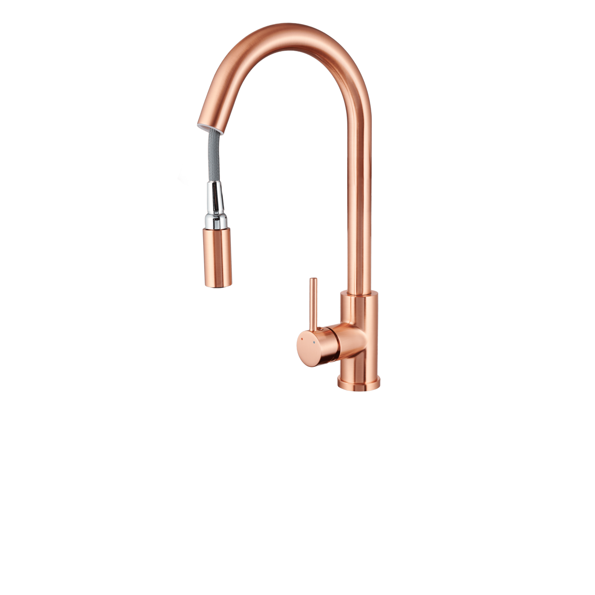 Silana - Robinet de cuisine en cuivre - Bec extractible