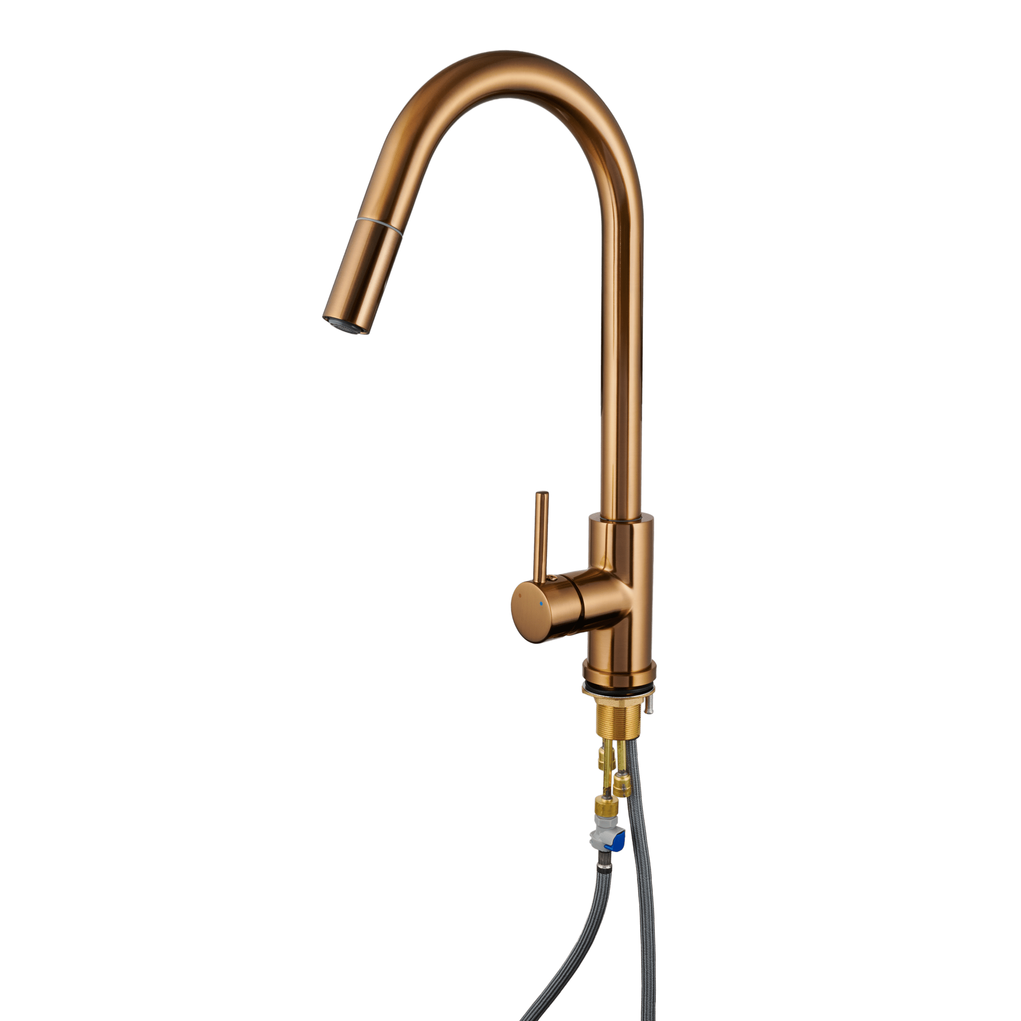 Silana - Bronzen Keukenkraan - Uittrekbaar