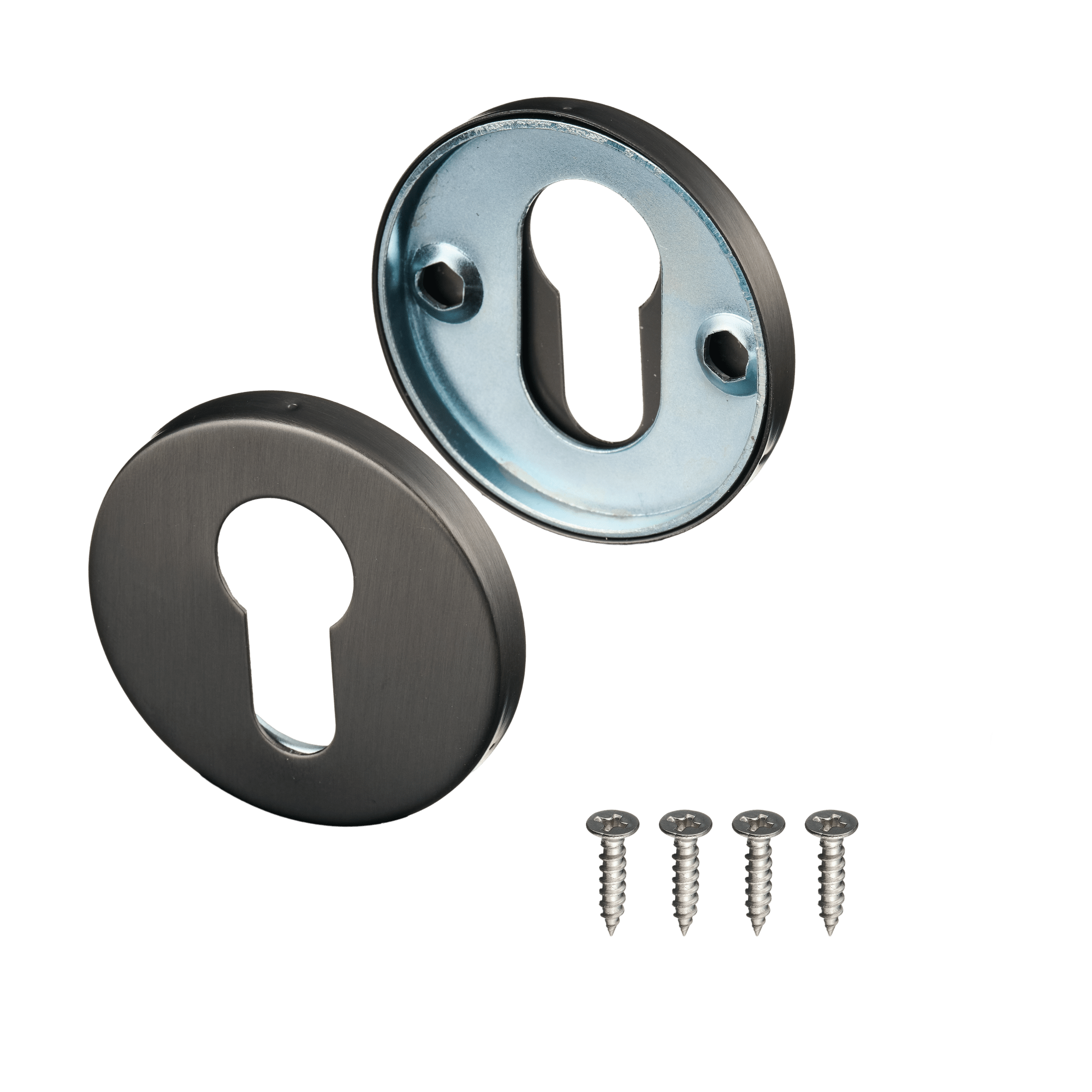 Rond Rosace Cylindrique Gun Metal