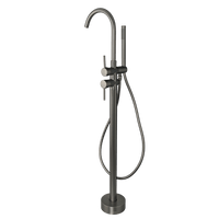 Armonio - Freistehende Badarmatur Gun Metal - mit Handbrause
