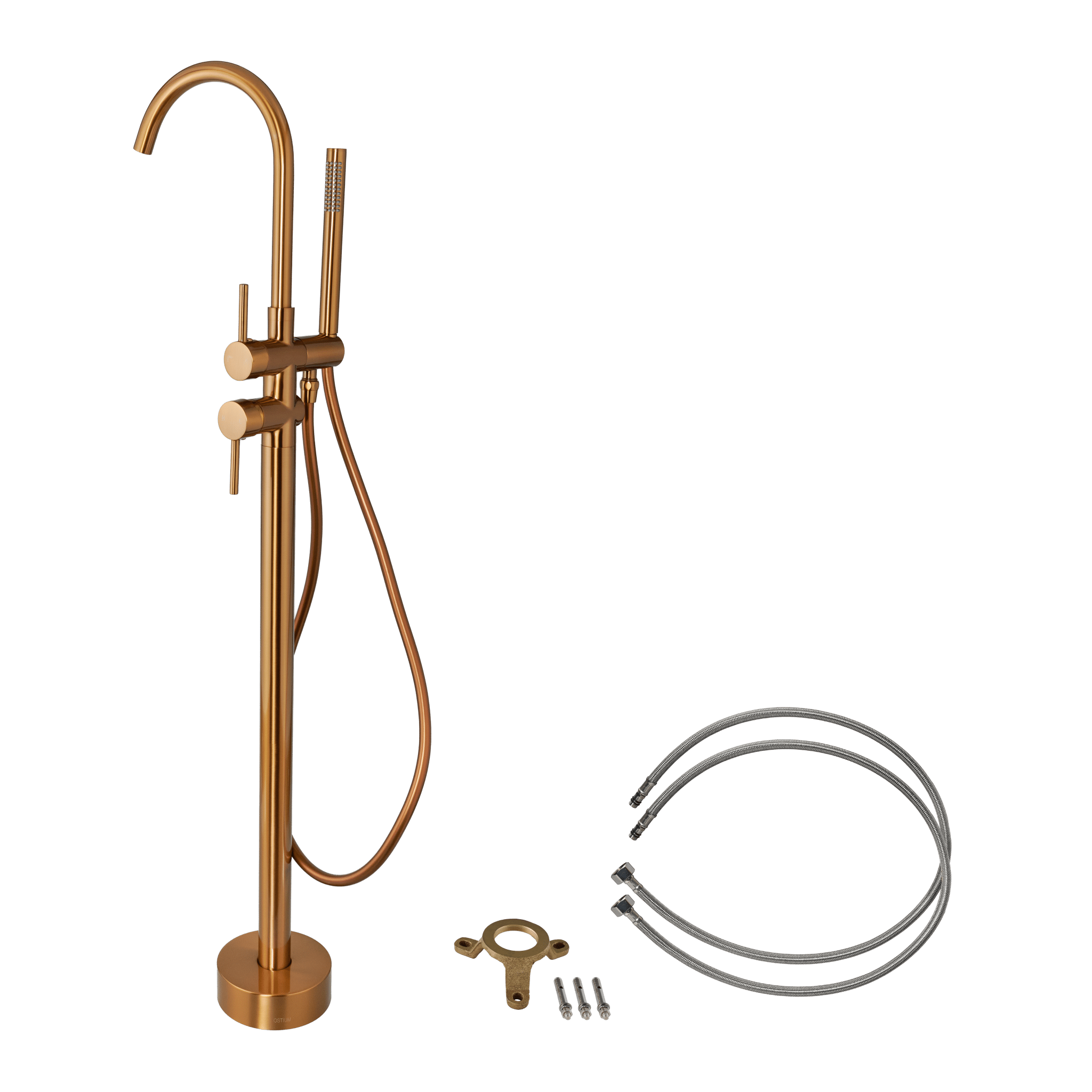 Armonio - Vrijstaande Badkraan Brons - met Handdouche