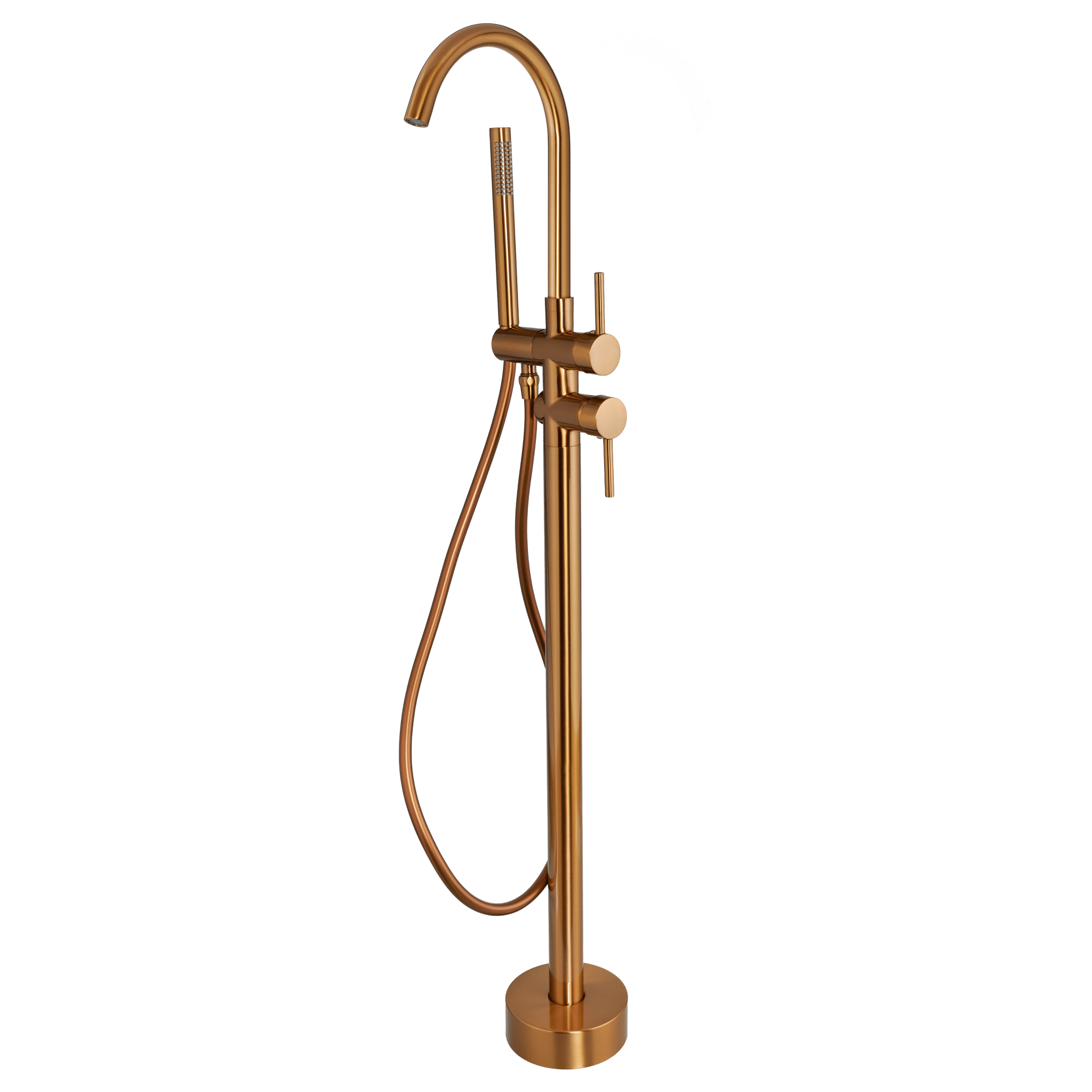 Armonio - Vrijstaande Badkraan Brons - met Handdouche
