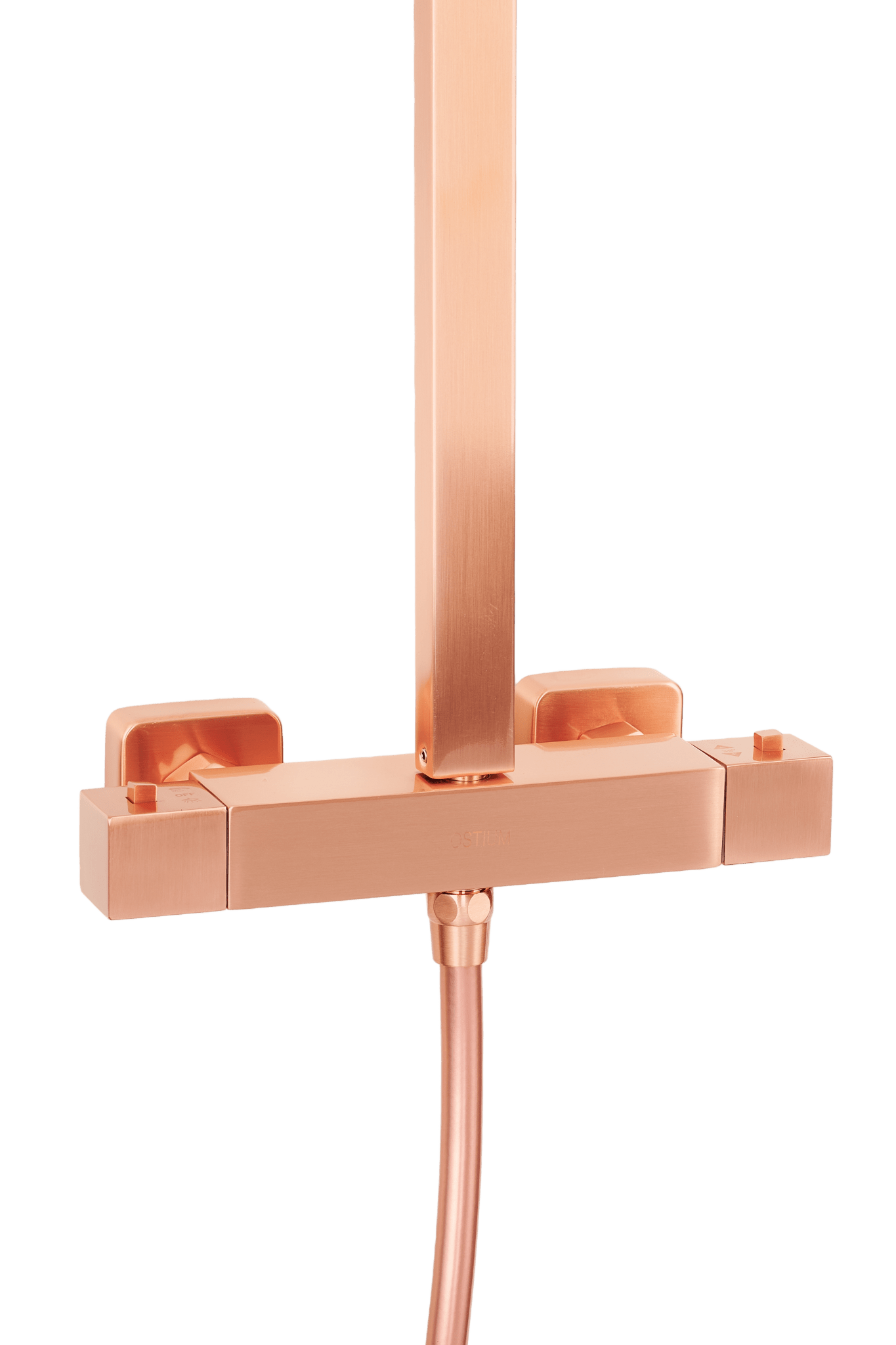 Voltri - Koperen Douche - Vierkant