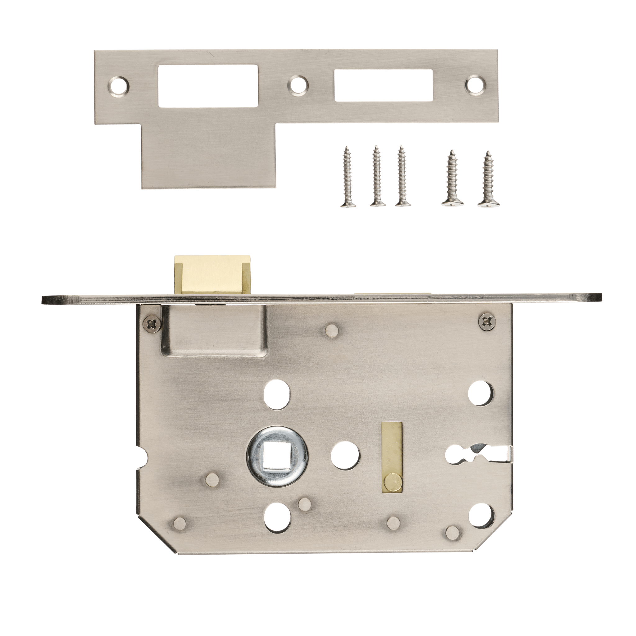 Serrure de piano en acier inoxydable - Serrure à boucle avec trou de clé - SL56 mm