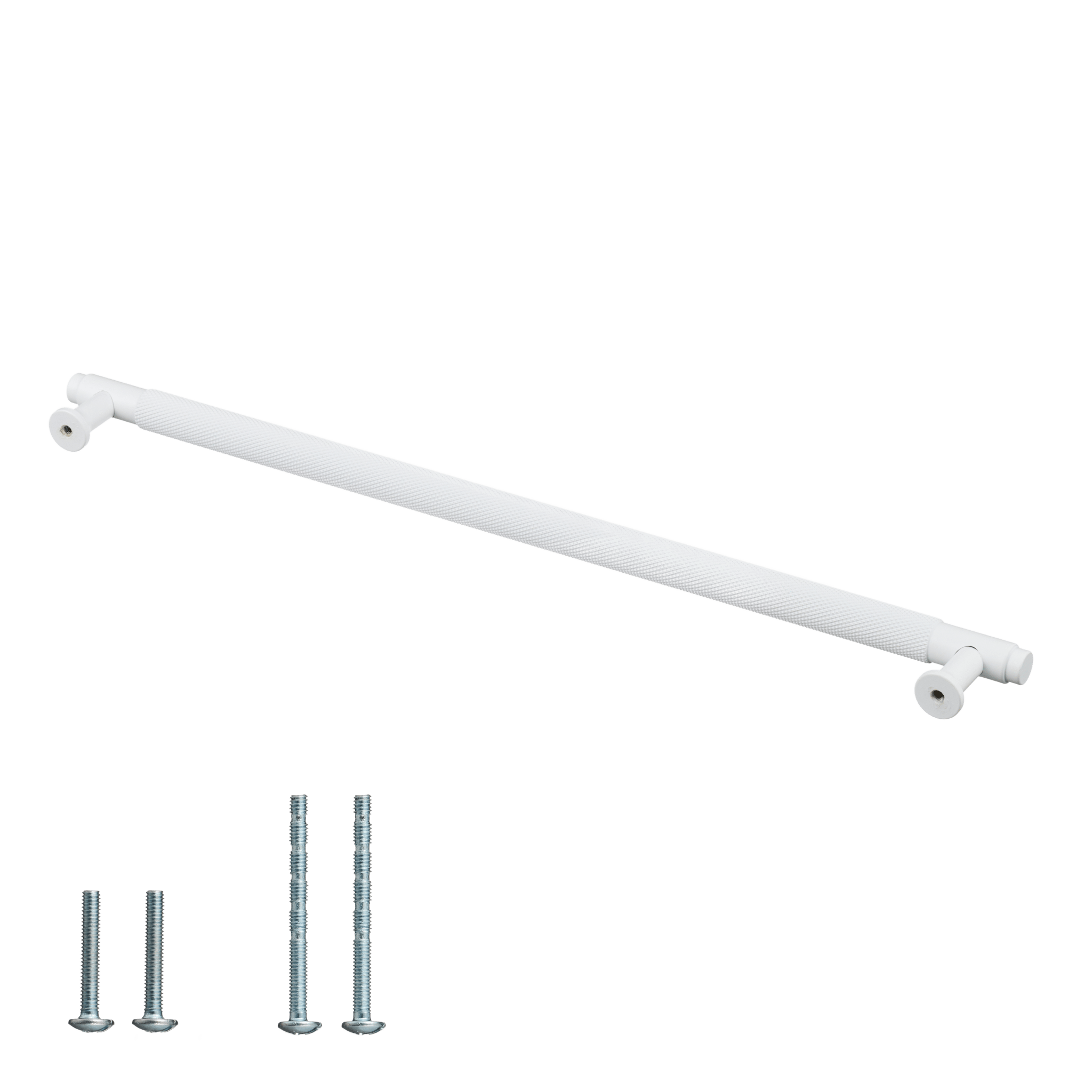 Handgreep Wit - diamond cut - 320mm/352mm
