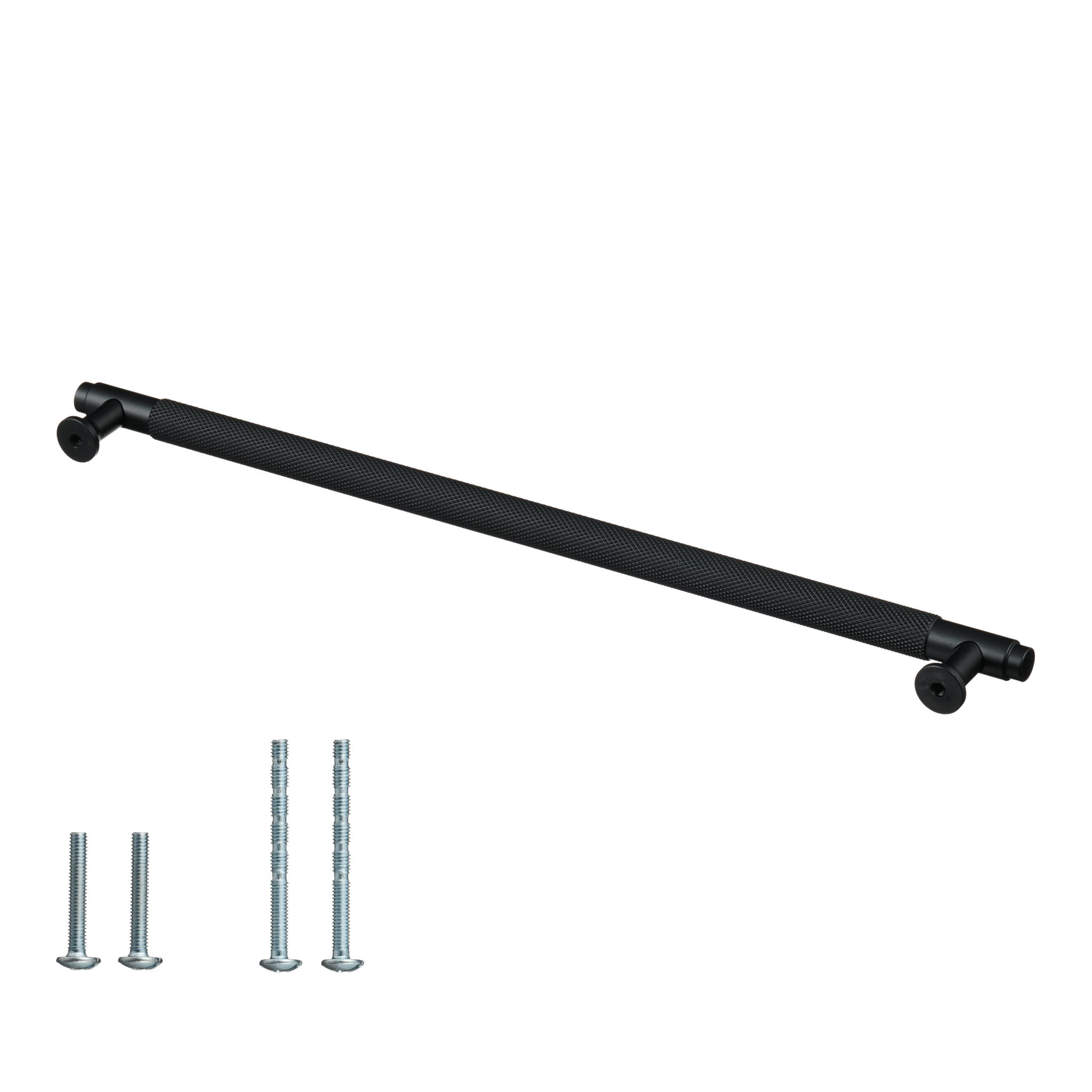 Handgreep Zwart - diamond cut - 320mm/352mm