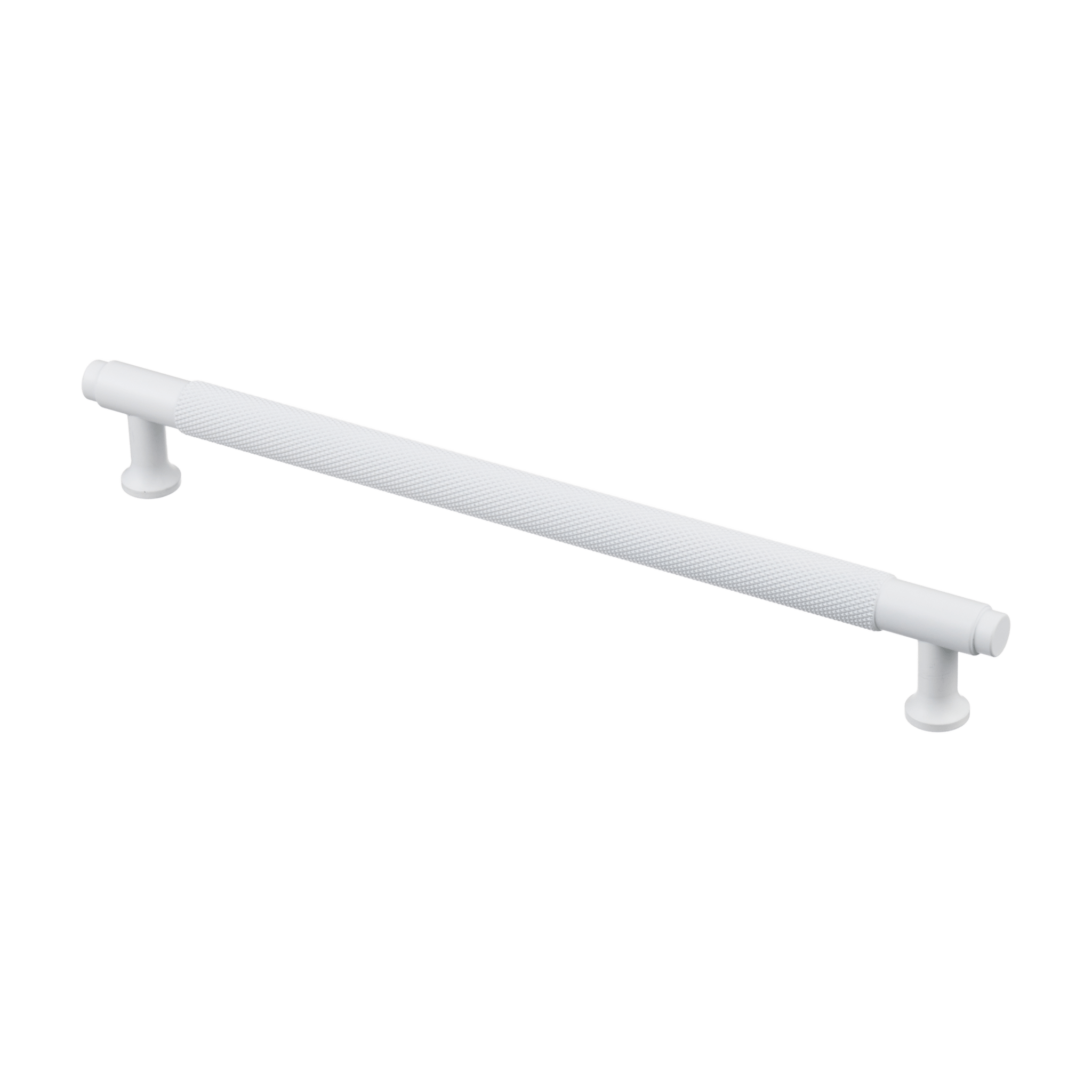 Handgreep Wit - diamond cut - 224mm/256mm