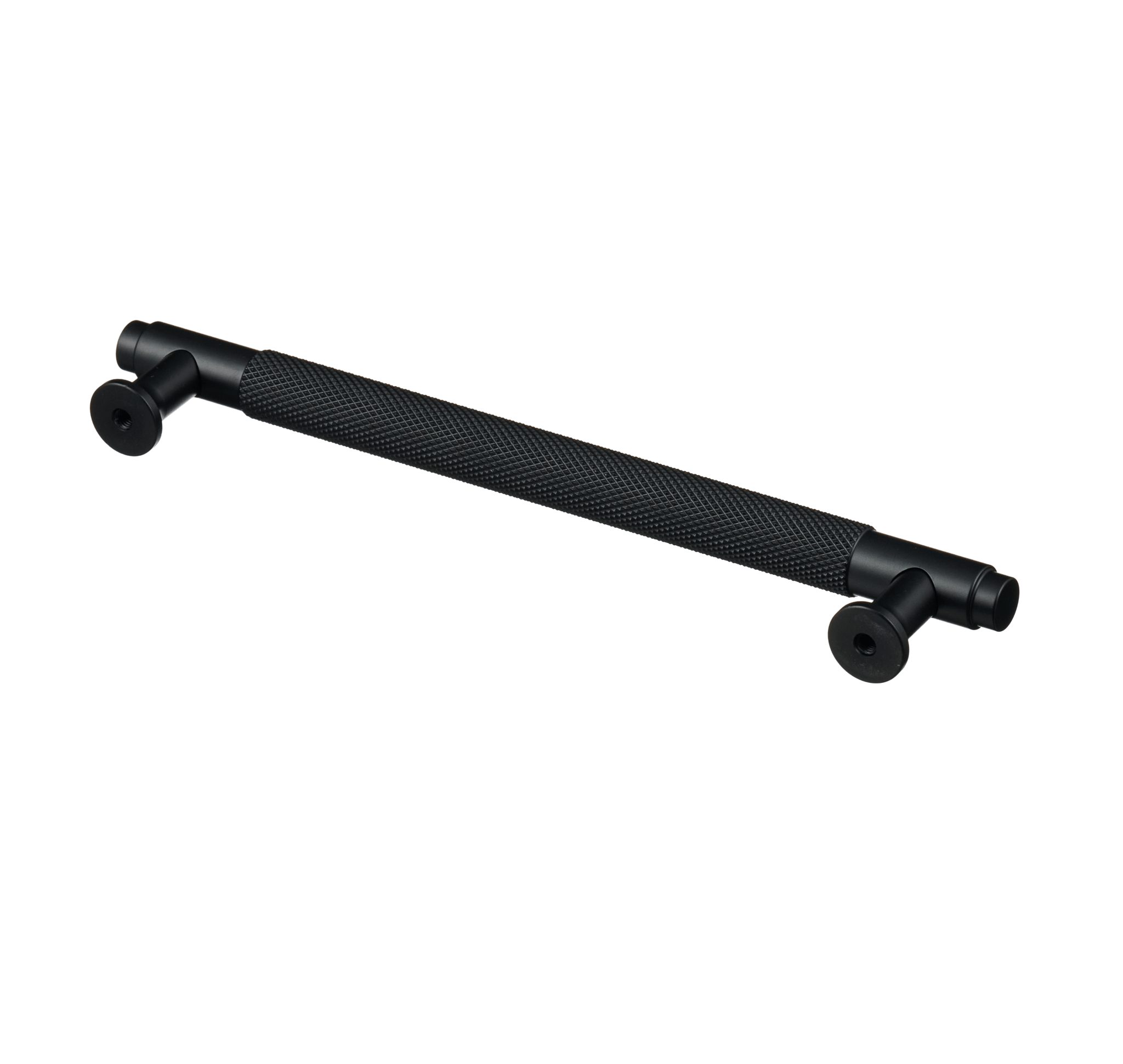 Handgreep Zwart - diamond cut - 160mm/194mm