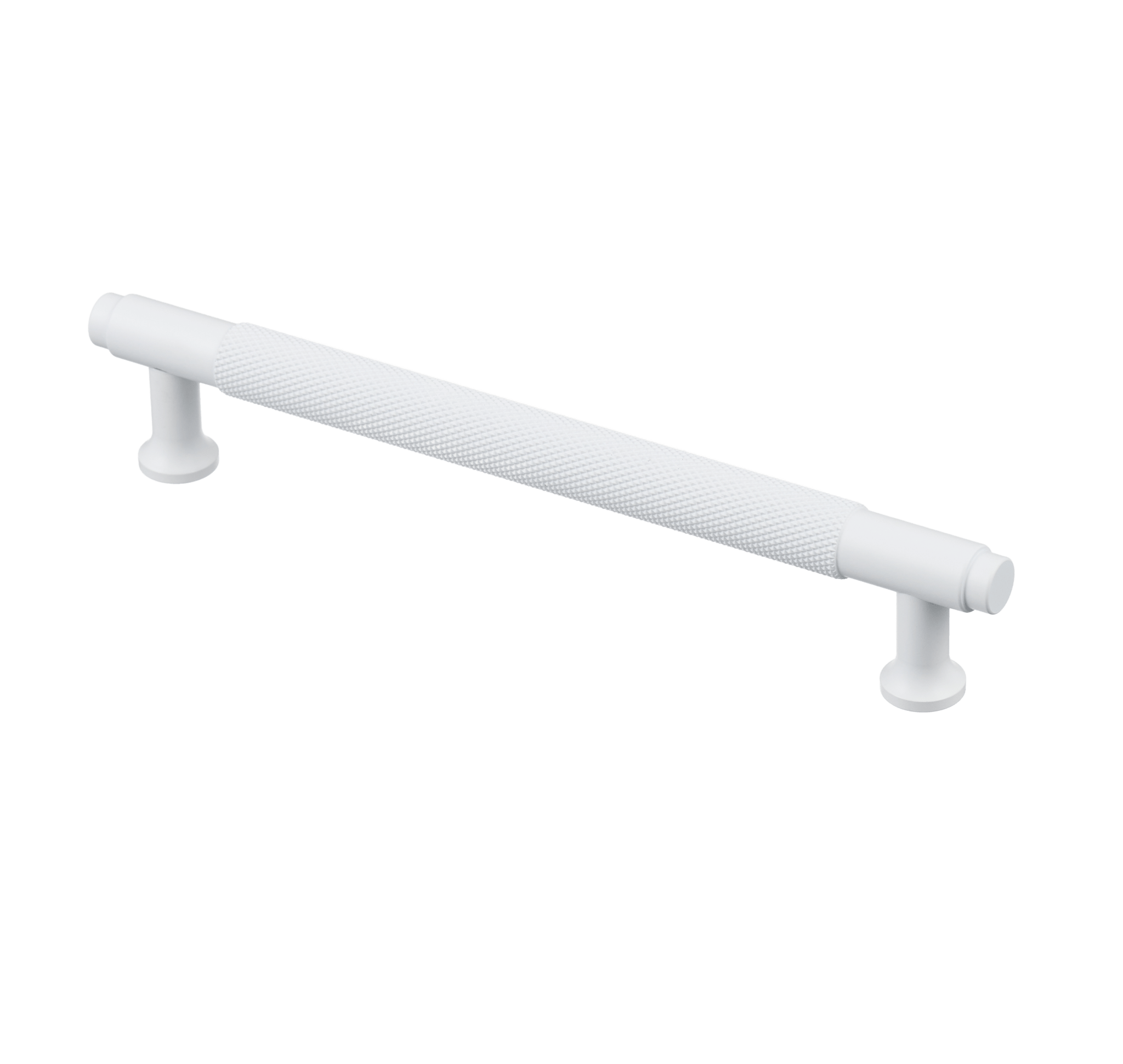 Handgreep Wit - diamond cut - 160mm/194mm