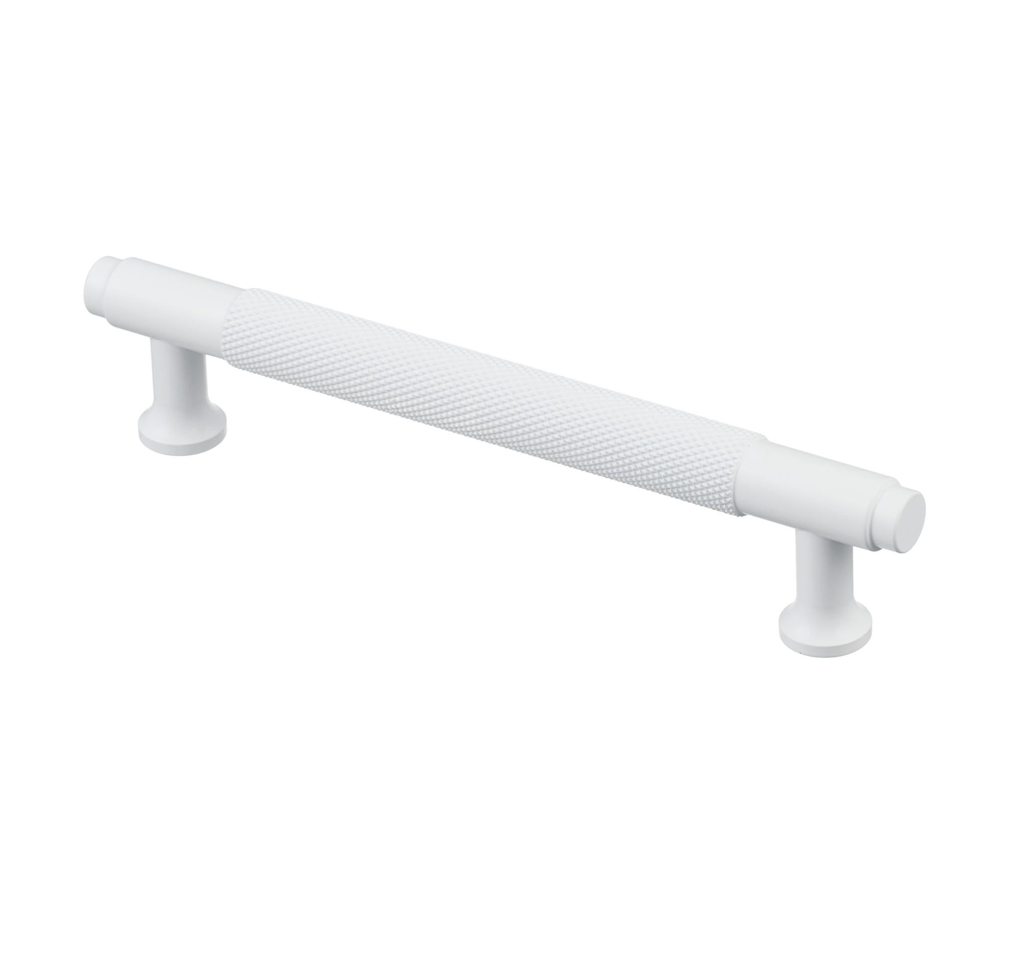 Handgreep Wit - diamond cut - 128mm/164mm