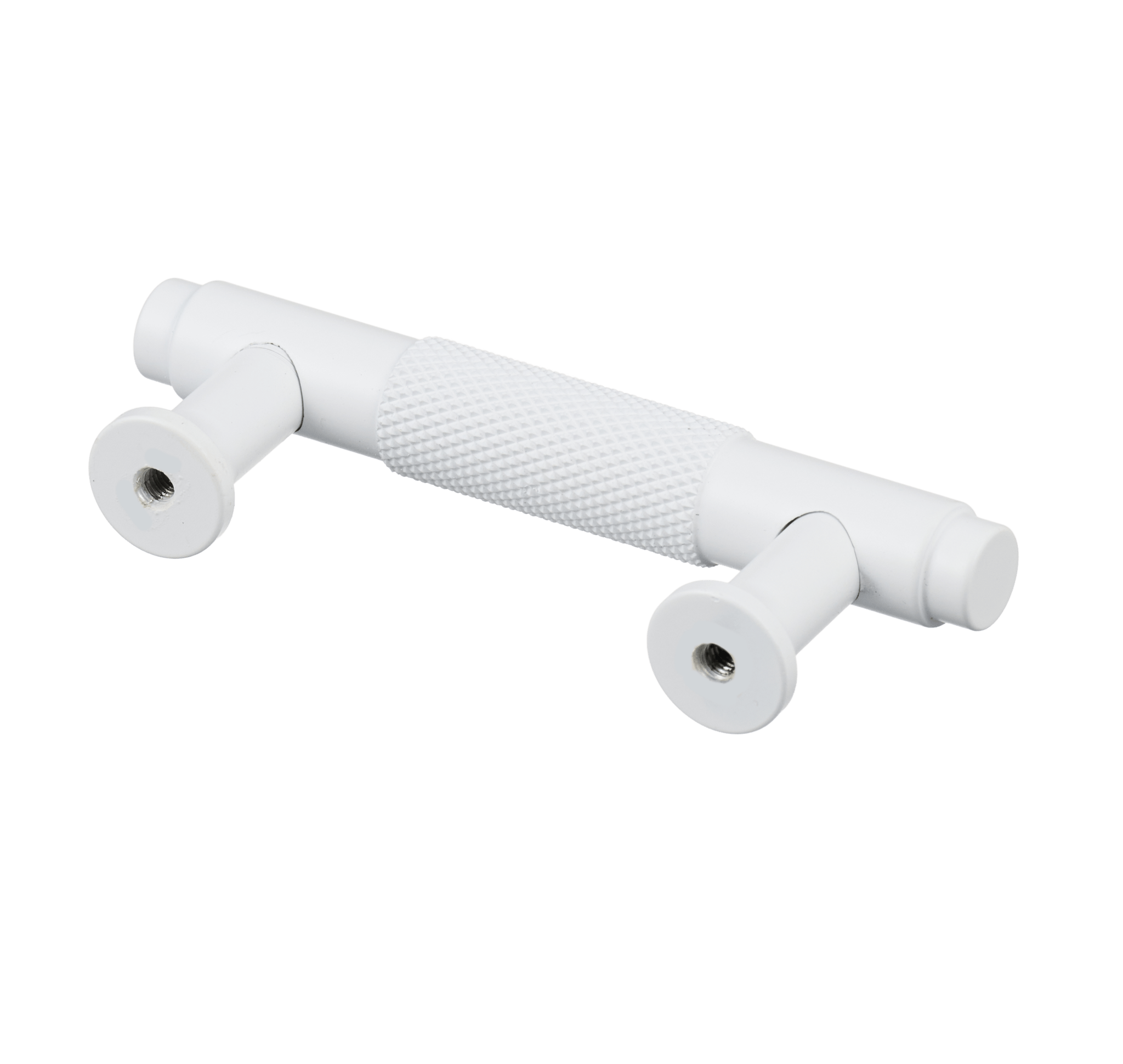 Handgreep Wit - diamond cut - 64mm/98mm