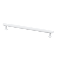 Handgreep Wit - diamond cut - 224mm/256mm