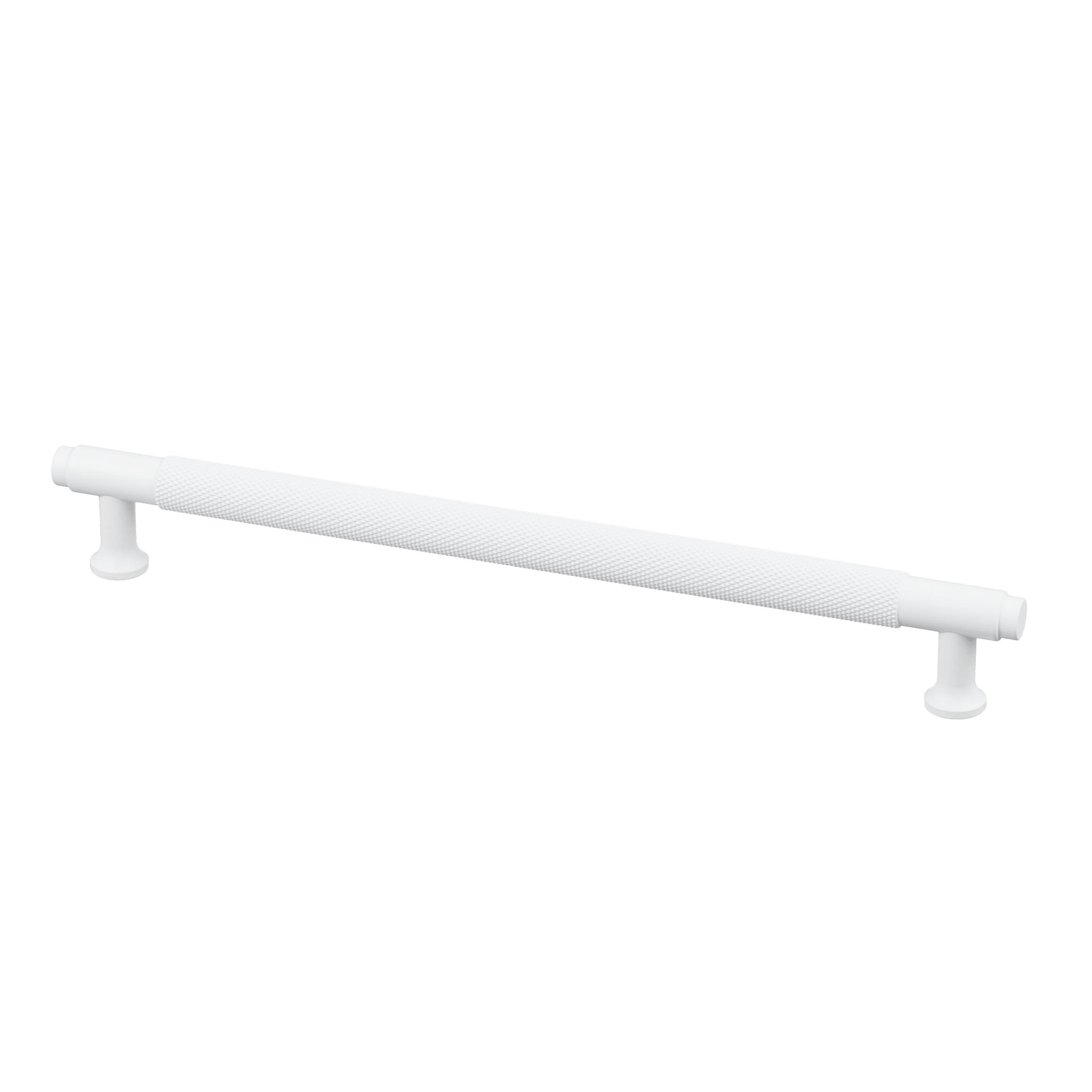Handgreep Wit - diamond cut - 224mm/256mm