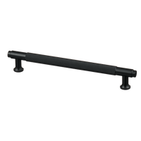 Handgreep Zwart - diamond cut - 160mm/194mm