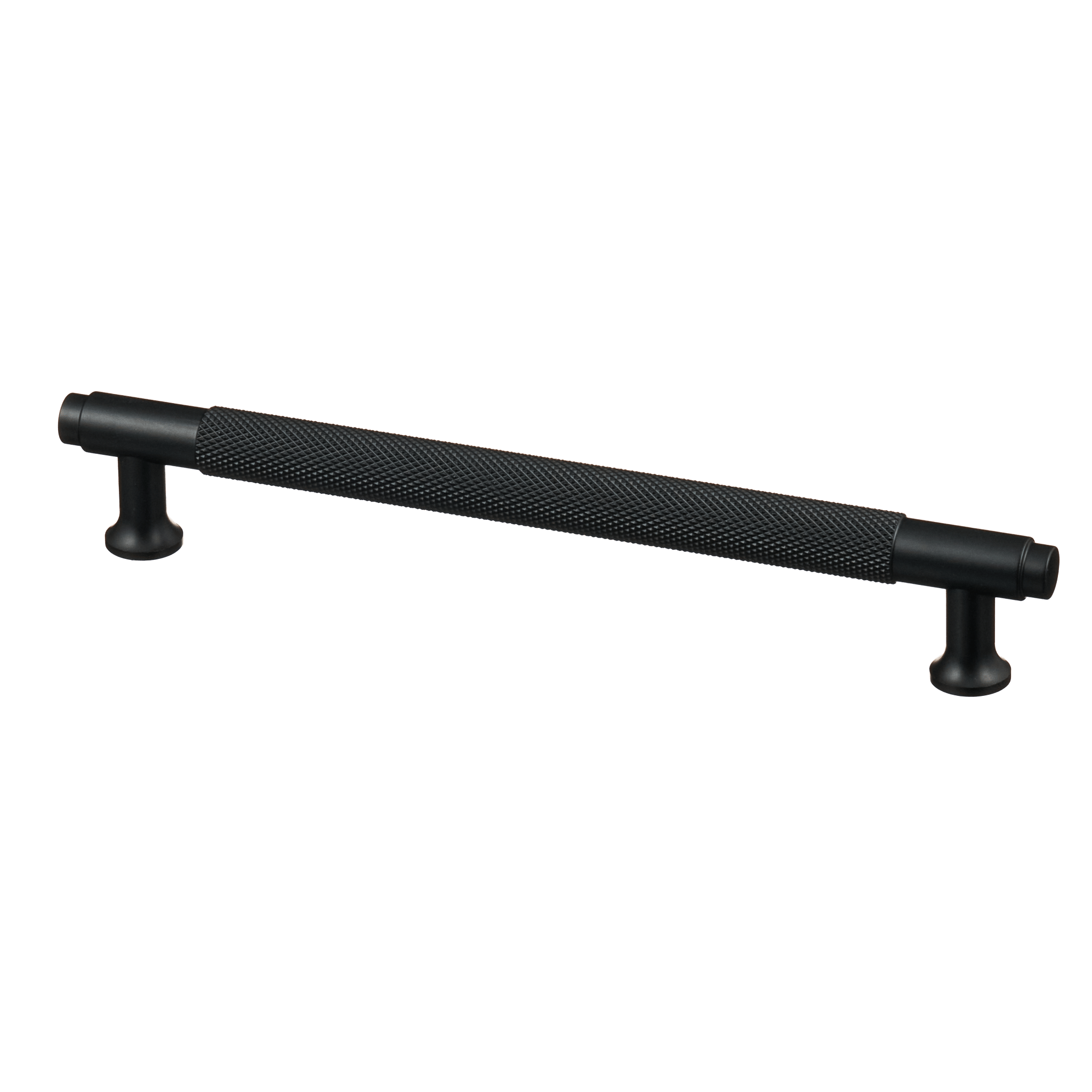 Handgreep Zwart - diamond cut - 160mm/194mm