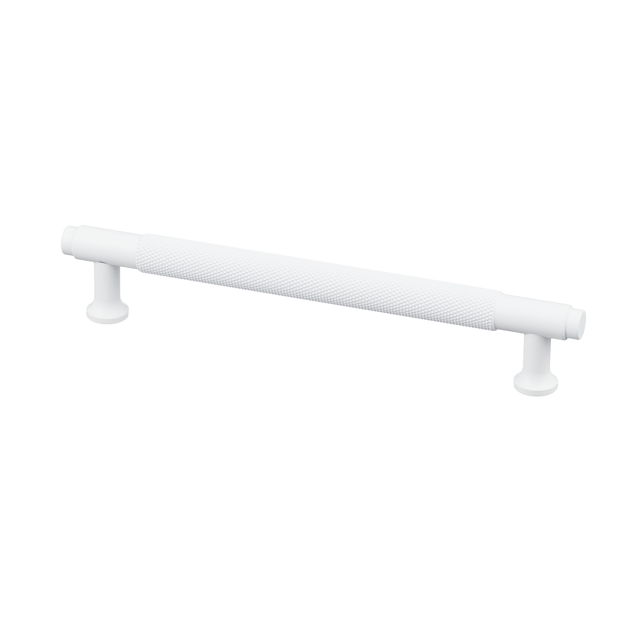 Handgreep Wit - diamond cut - 160mm/194mm