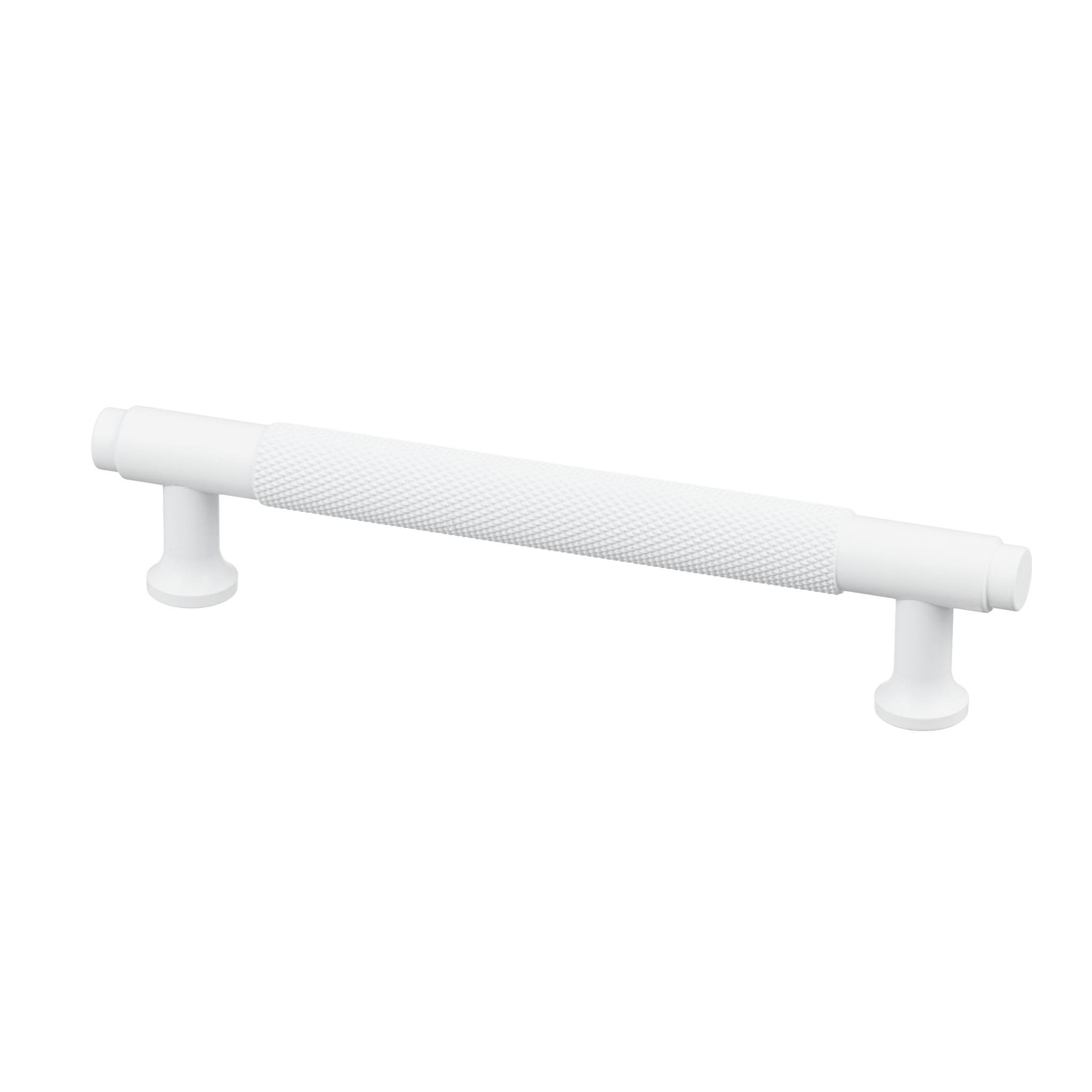 Möbelgriff Weiß - Diamond Cut - 128mm/164mm