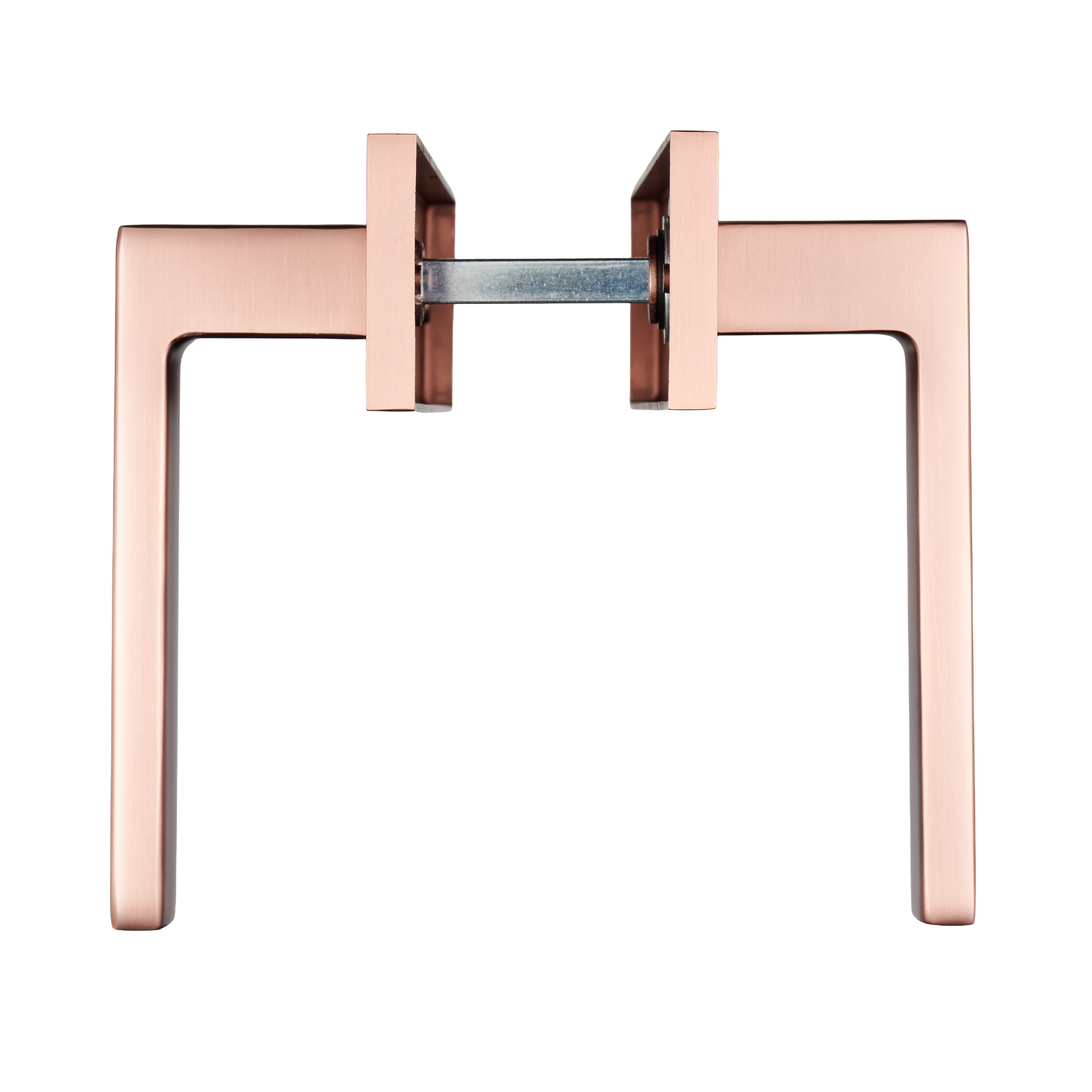 Nola - Koper Deurbeslag - Cilindergat - Recht Kort Schild - PC 55mm