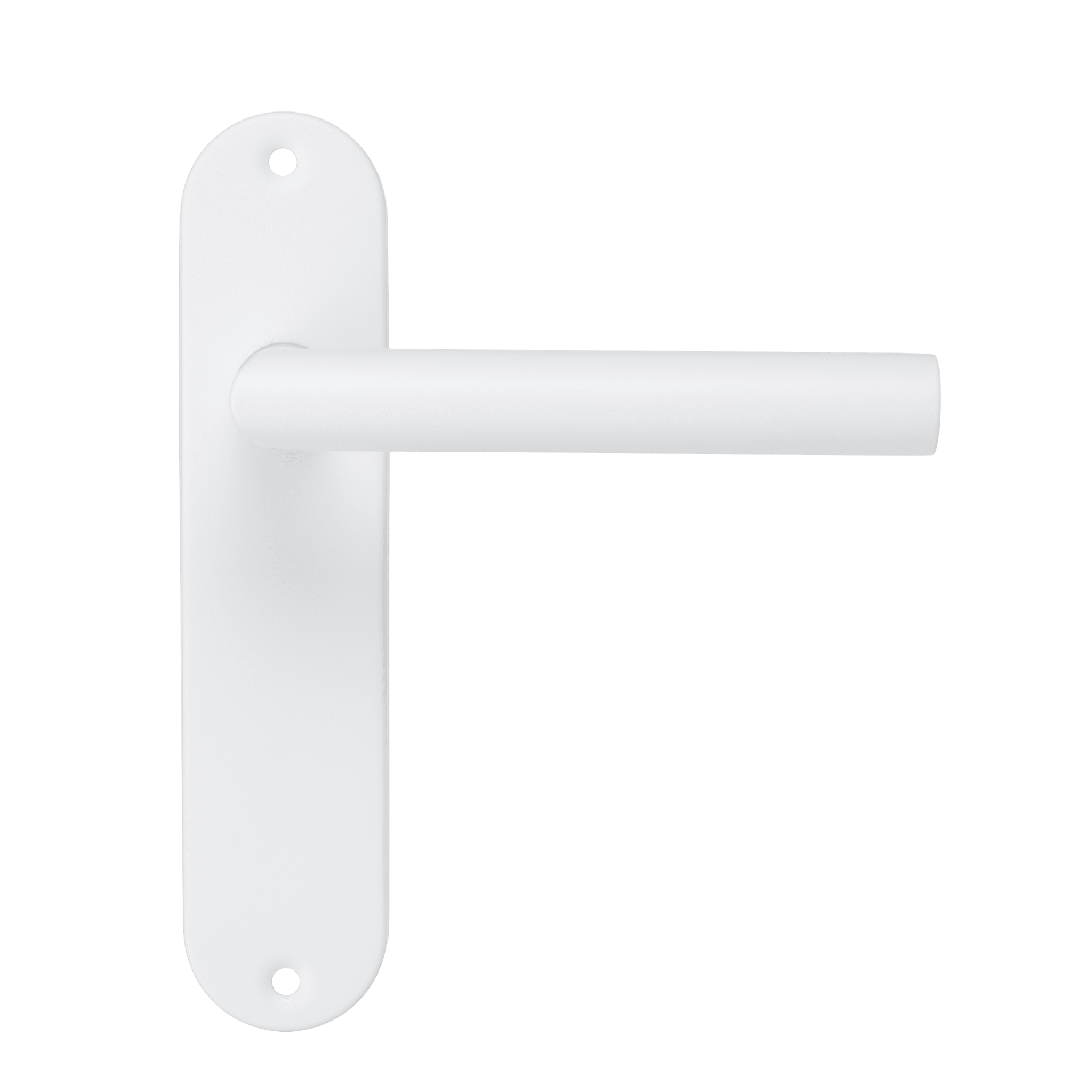 Calzio - Deurklink Wit - Kort Rond Schild