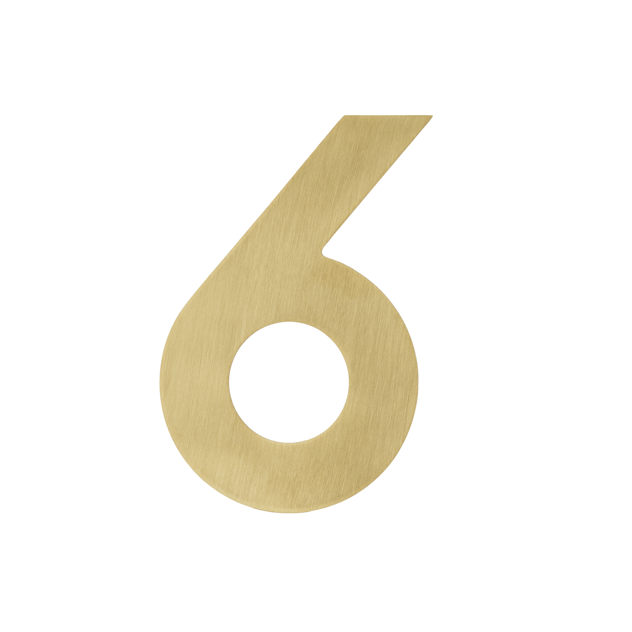 Figura - Goldene Hausnummer 6