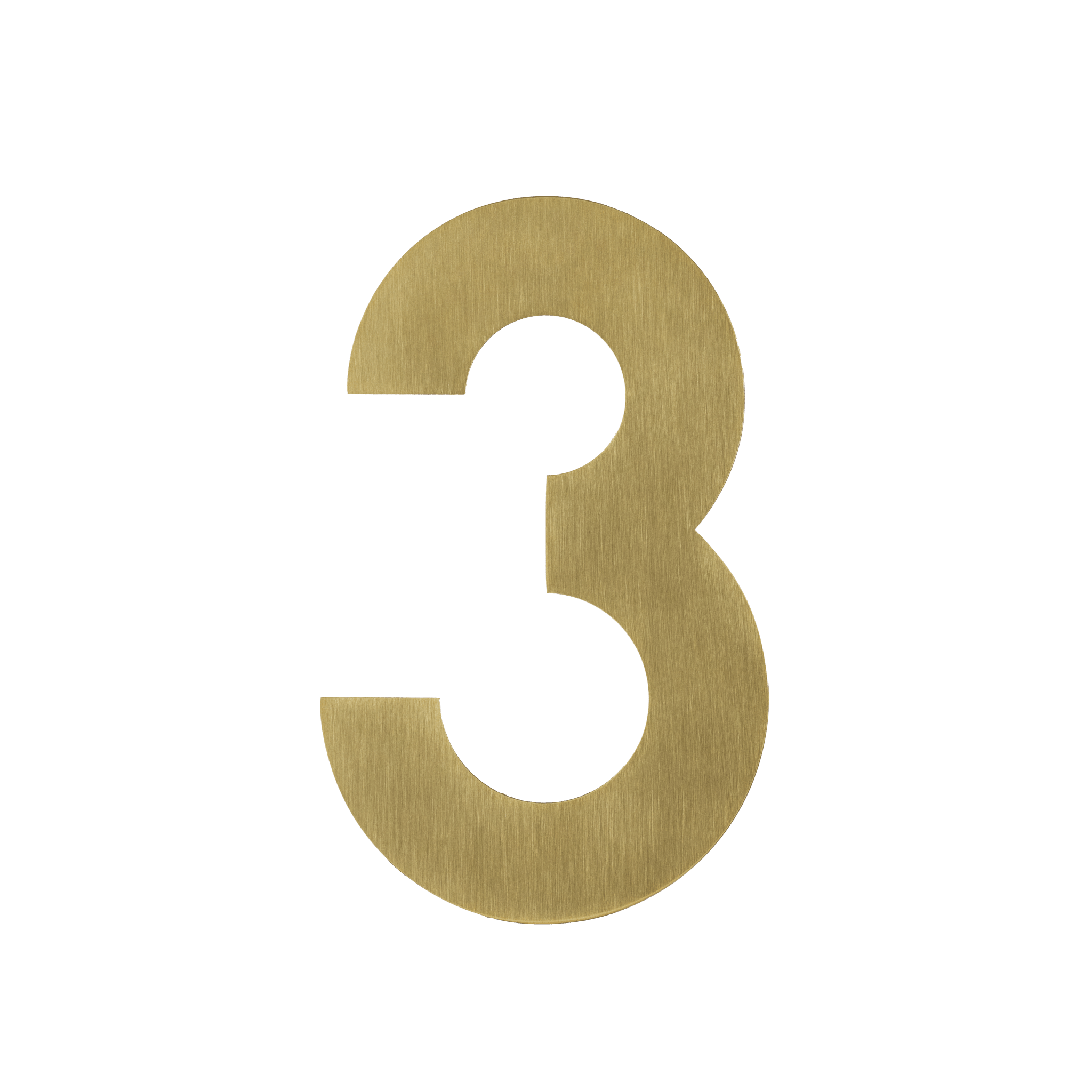 Figura - Gouden huisnummer 3