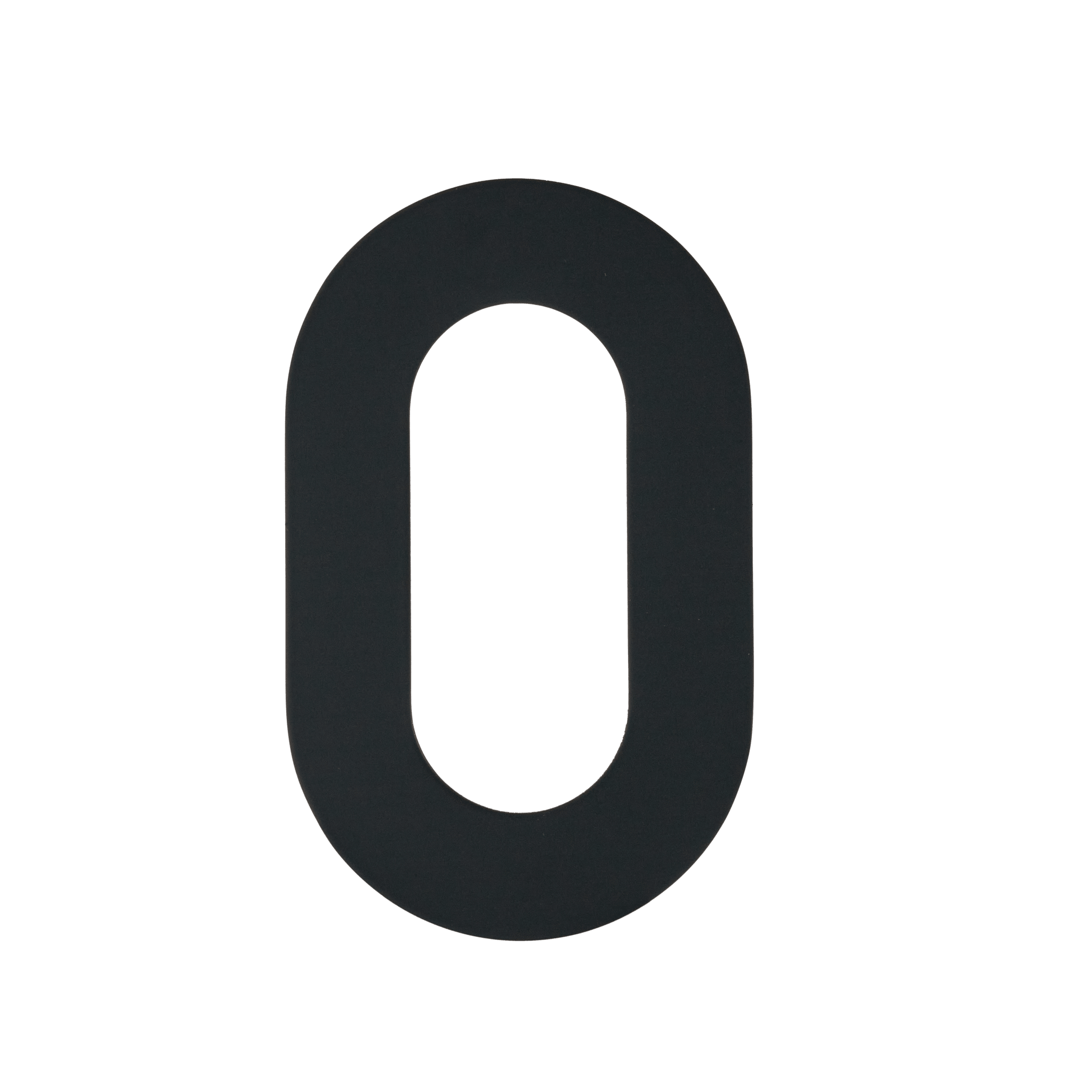 Figura - Zwart Huisnummer 0