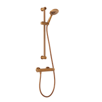 Delfi - Handbrause mit Brausestange - Mattbronze