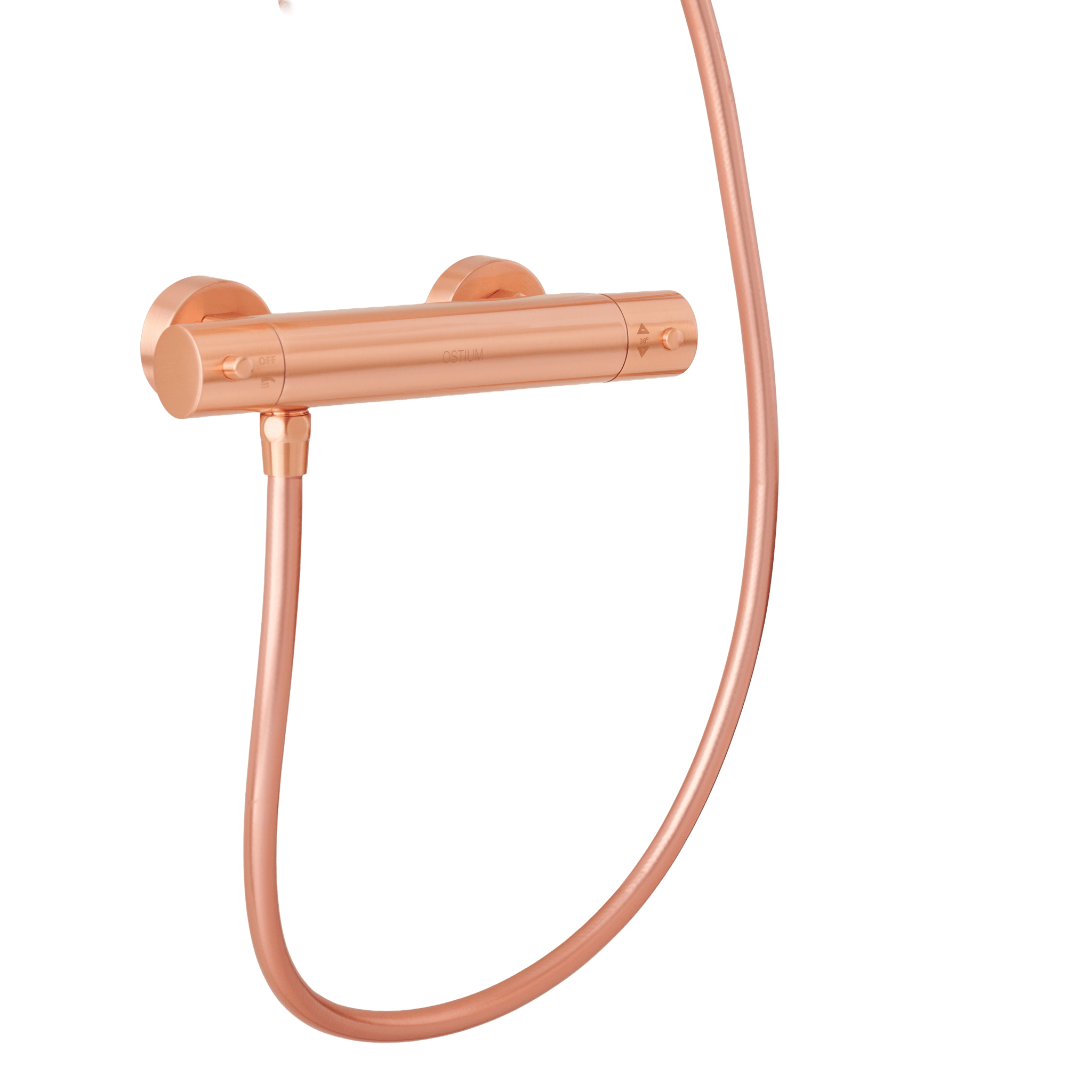 Delfi - Handdouche met Glijstang - Mat Koper