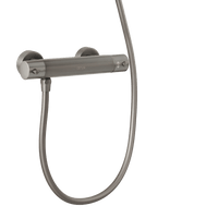 Delfi - Handbrause mit Duschstange - Gun Metal