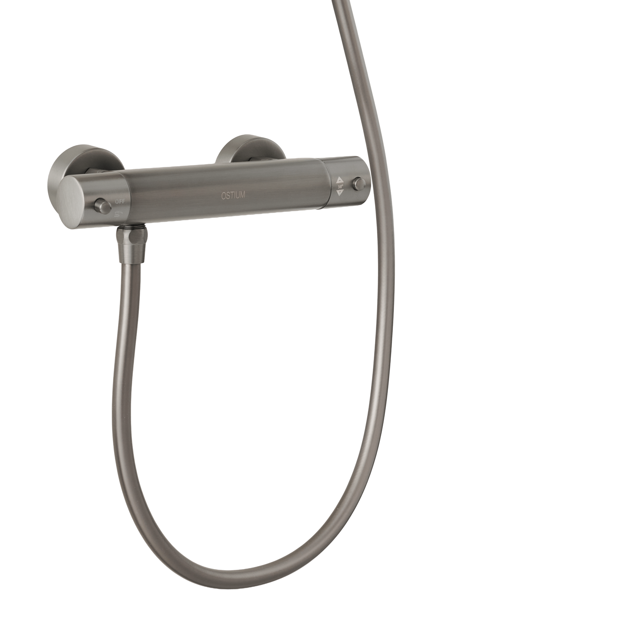 Delfi - Handdouche met Glijstang - Gun Metal