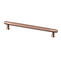 Poignée en cuivre - taille diamant - 192mm/204mm