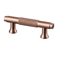 Poignée cuivre - coupe diamant - 64mm/76mm