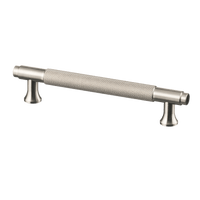 Poignée en acier inoxydable - finition diamant - 128mm/140mm