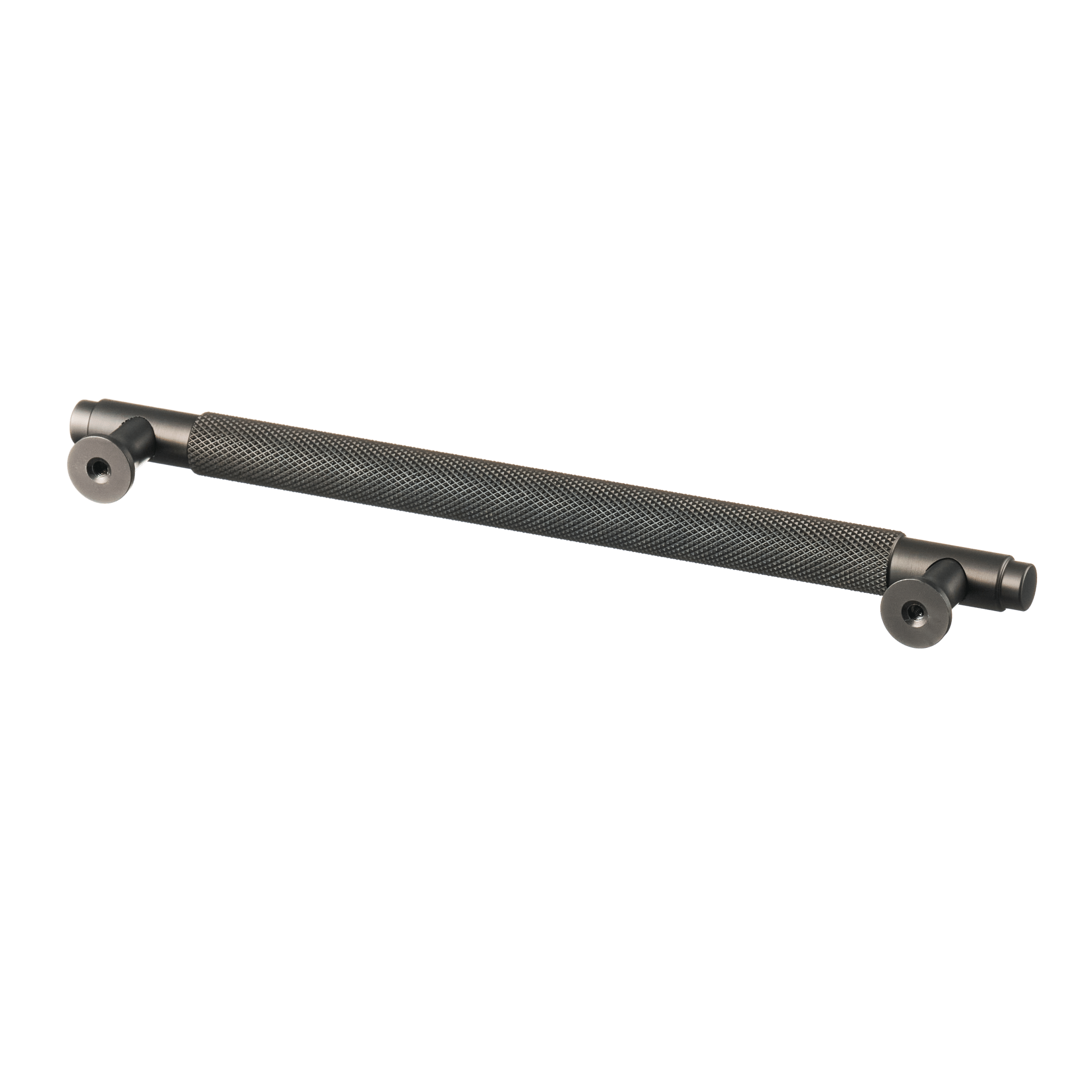 Handgreep Gun Metal - diamond cut - 192mm/224mm