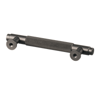 Poignée Gun Metal - taille diamant - 96mm/108mm