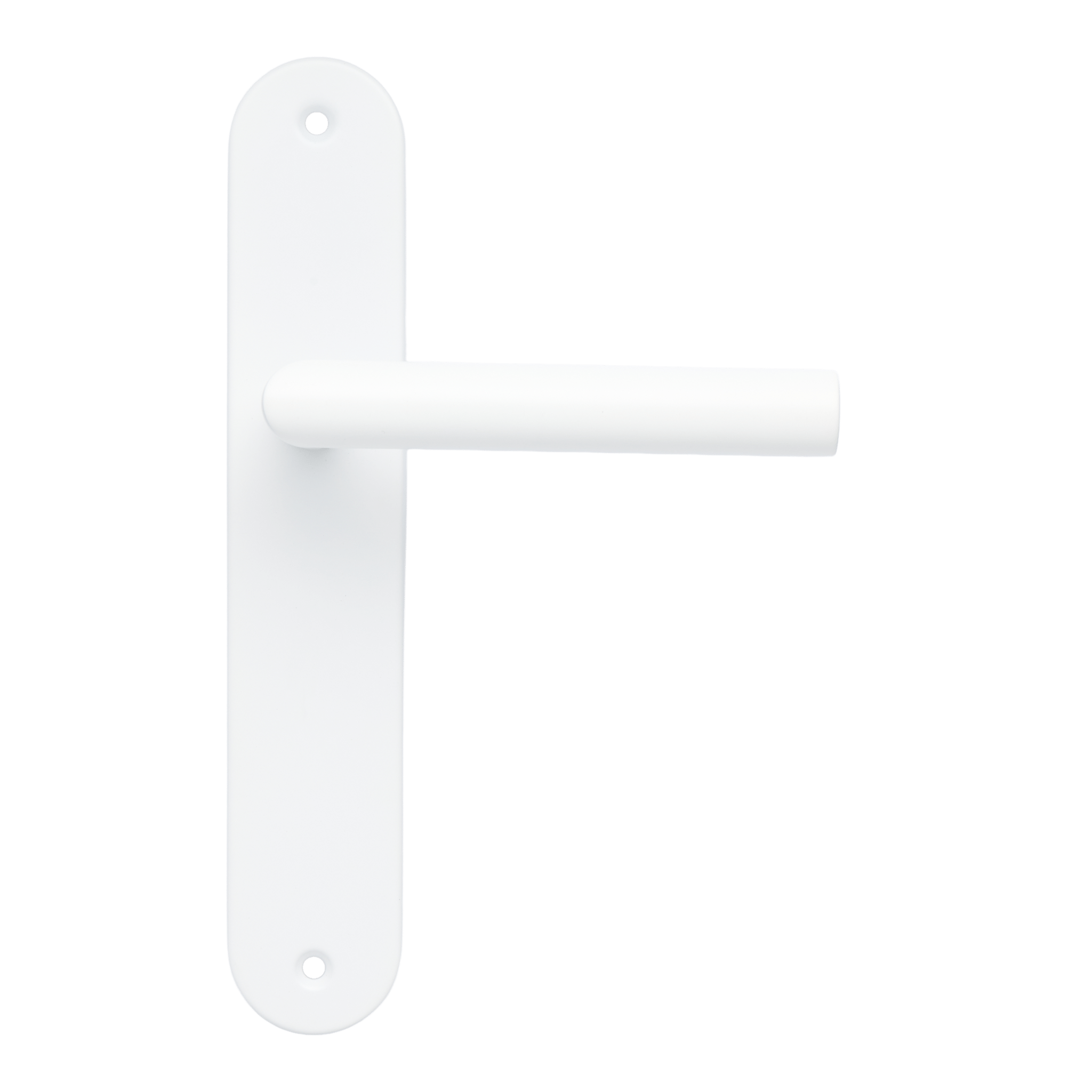 Ronde witte deurklink van Ostiumhome